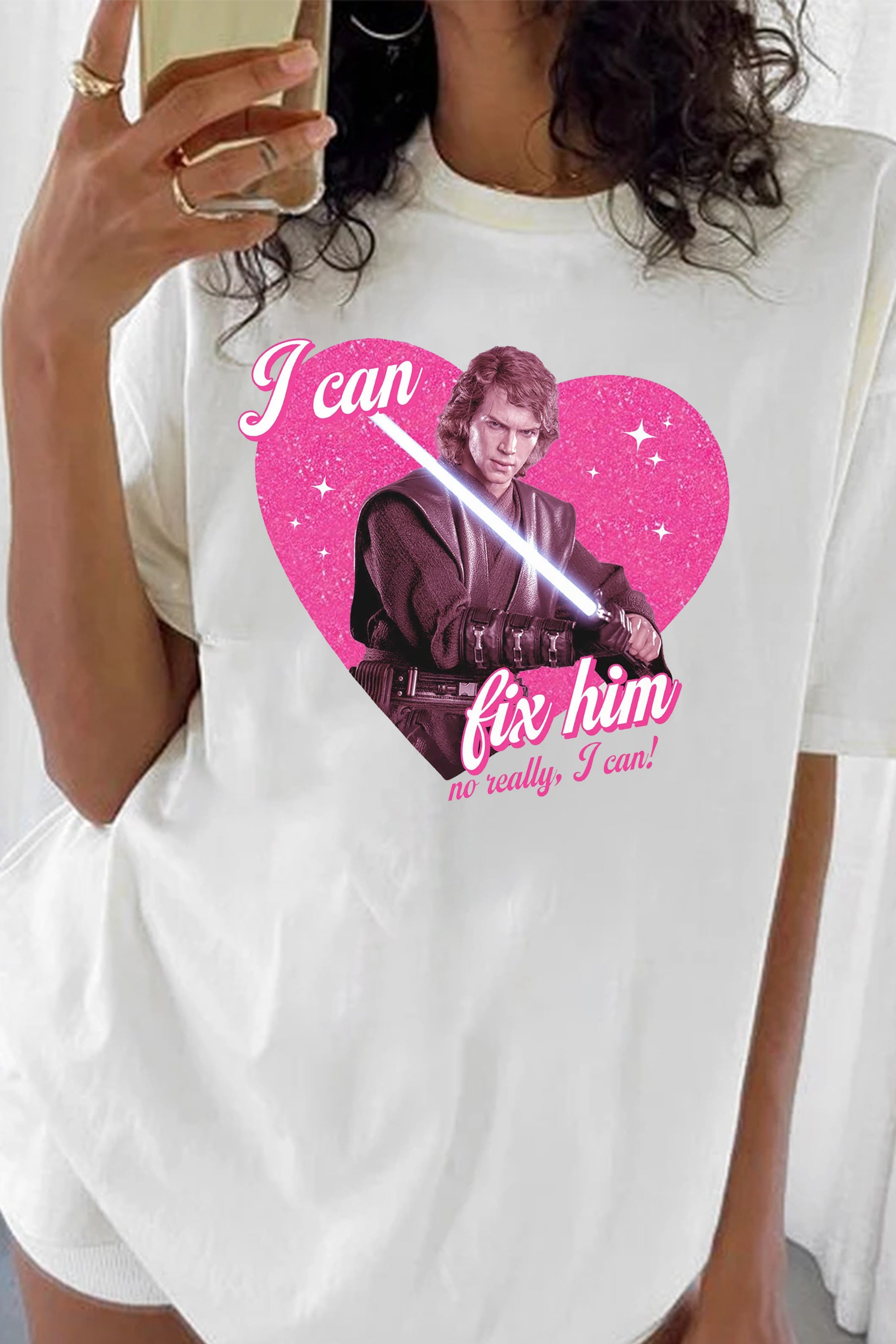 New Can Fix Him (No Really I Can) Anakin Tee For Women