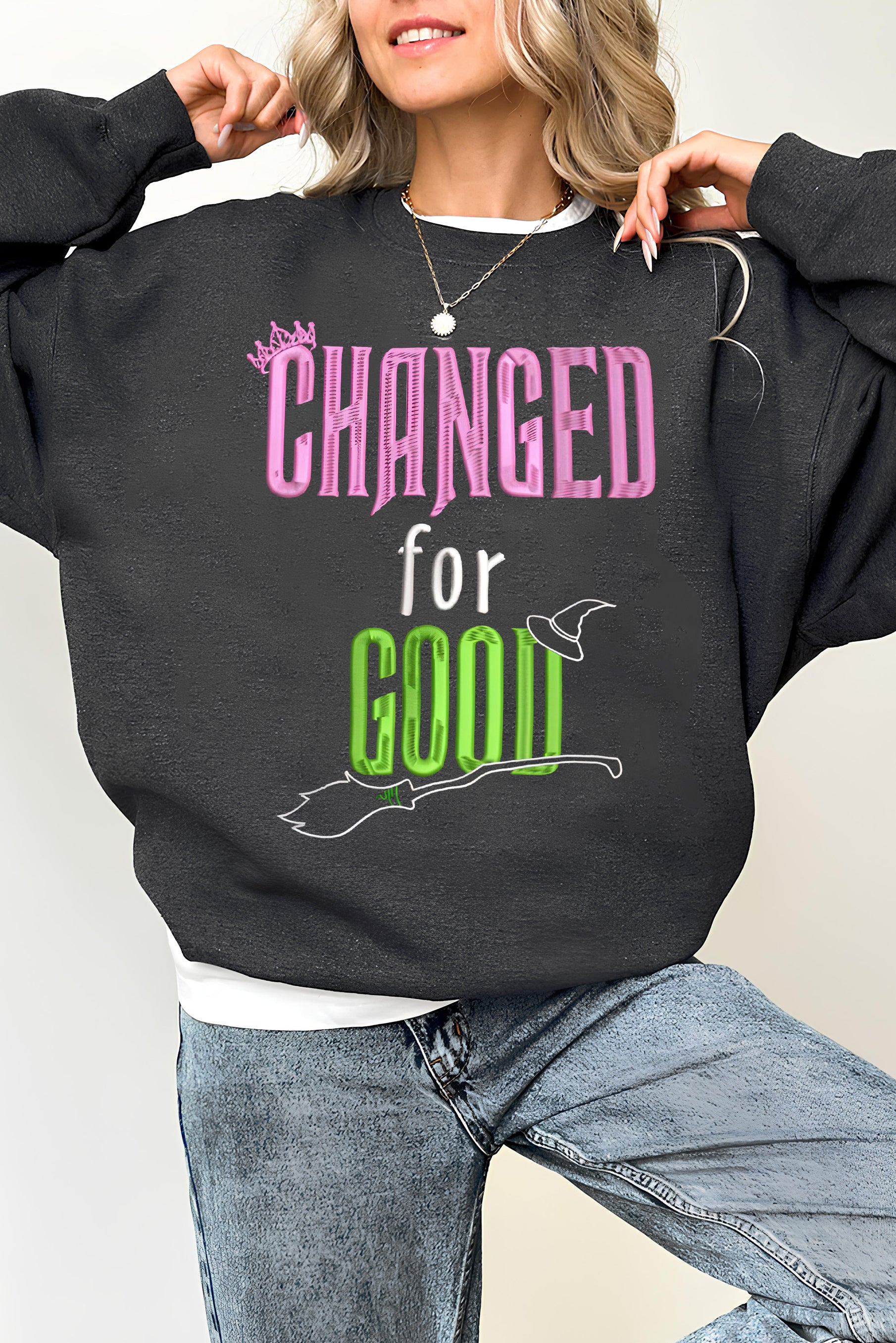 New Changed For Good Wicked Fleece Sweatshirt For Women