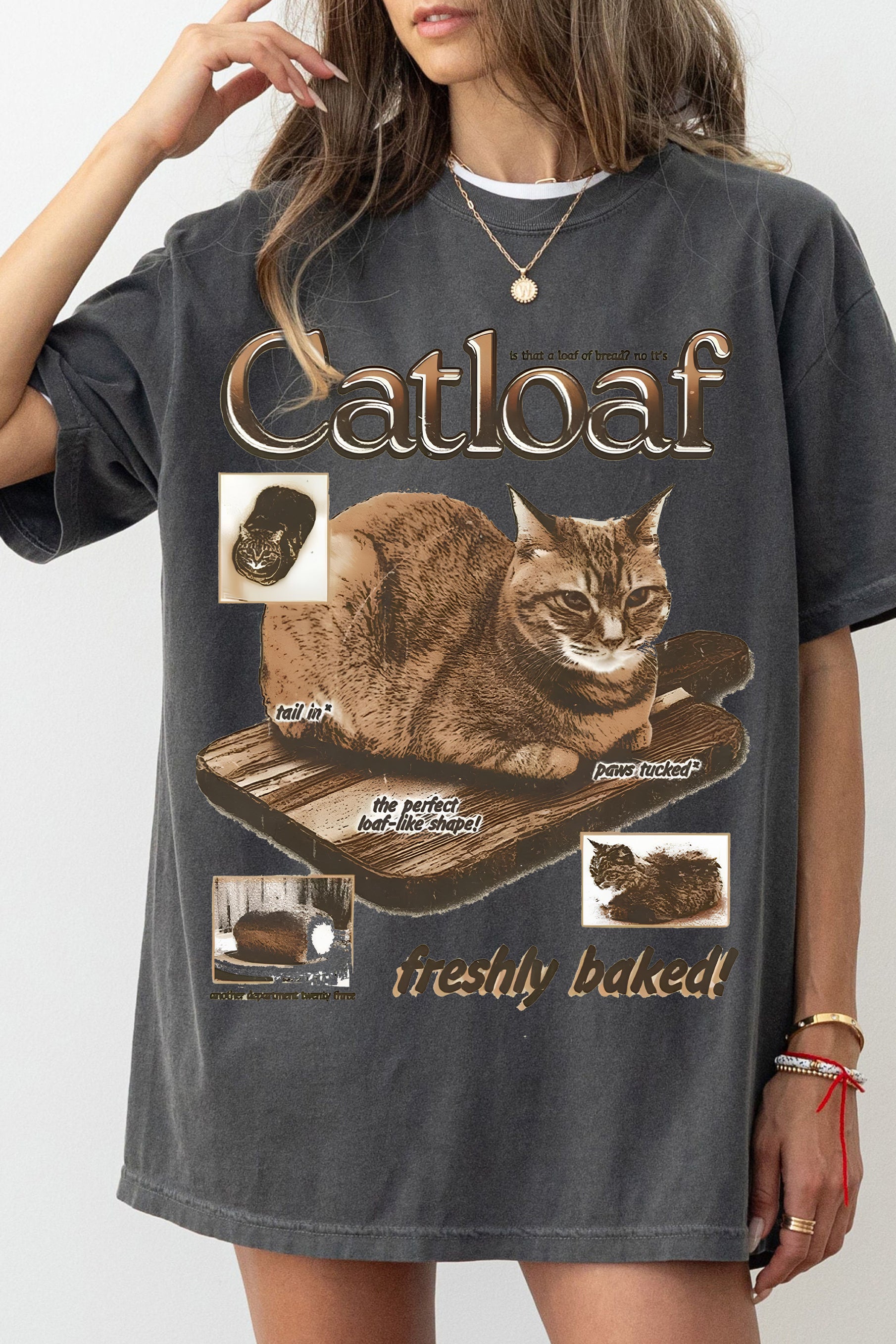 New Cat Loaf Tee For Women