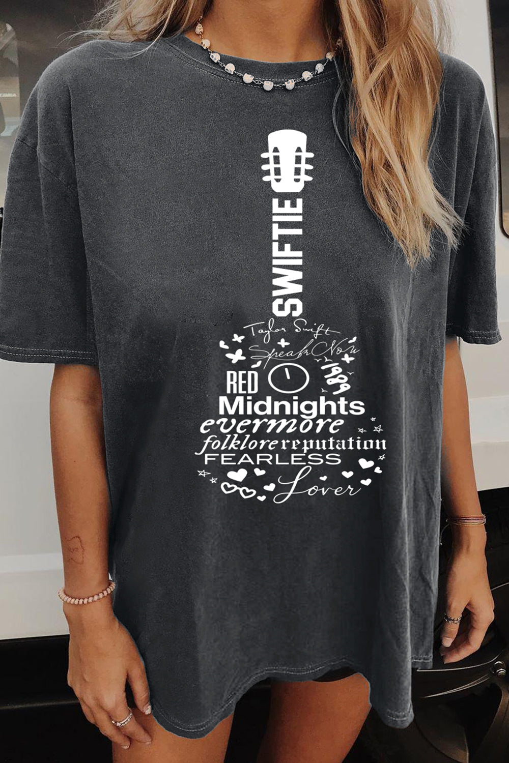 New Bundle Taylor Albums Swiftie Guitar Tee For Women