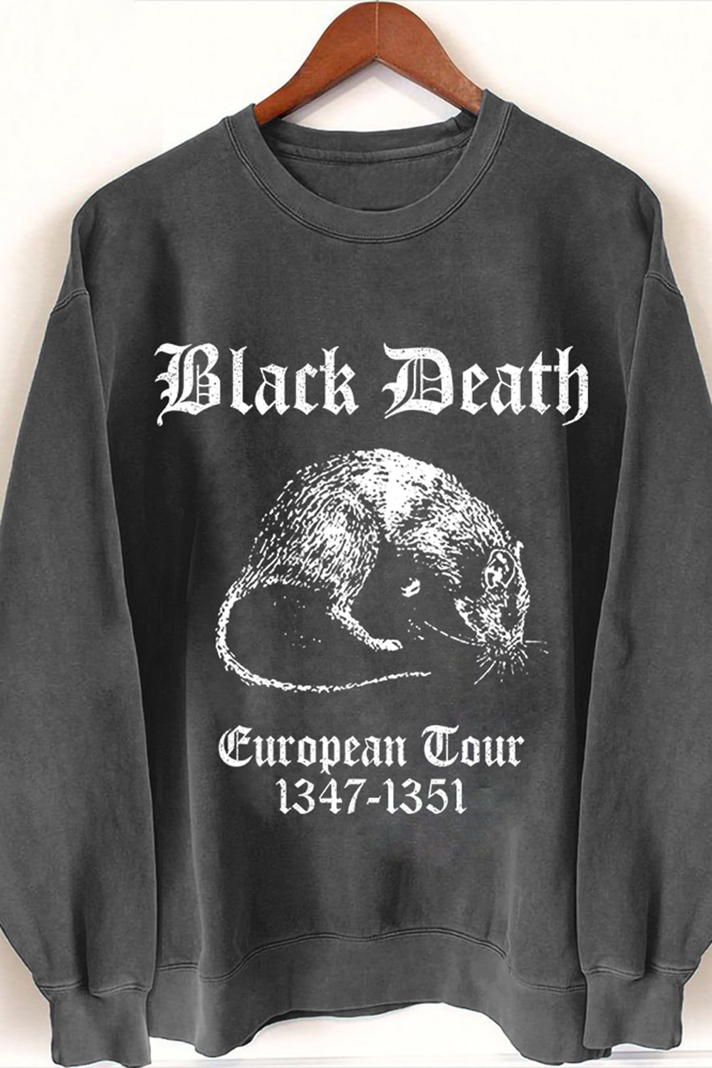 New Black Death European Tour Sweatshirt For Women