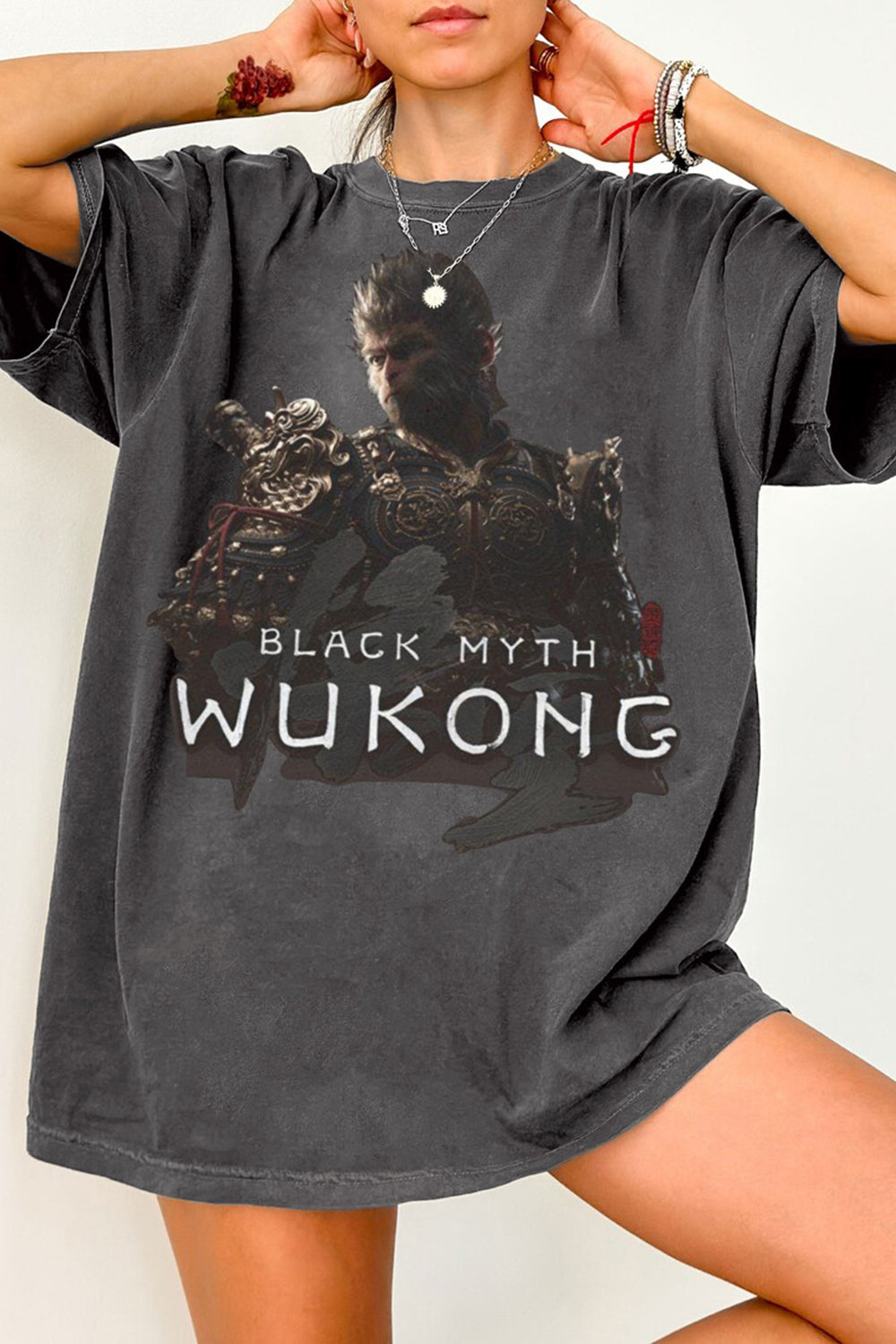 Black Myth Wukong Retro Tee For Women