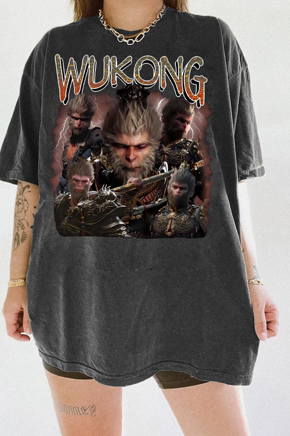 Black Myth Wukong Graphic Tee For Women