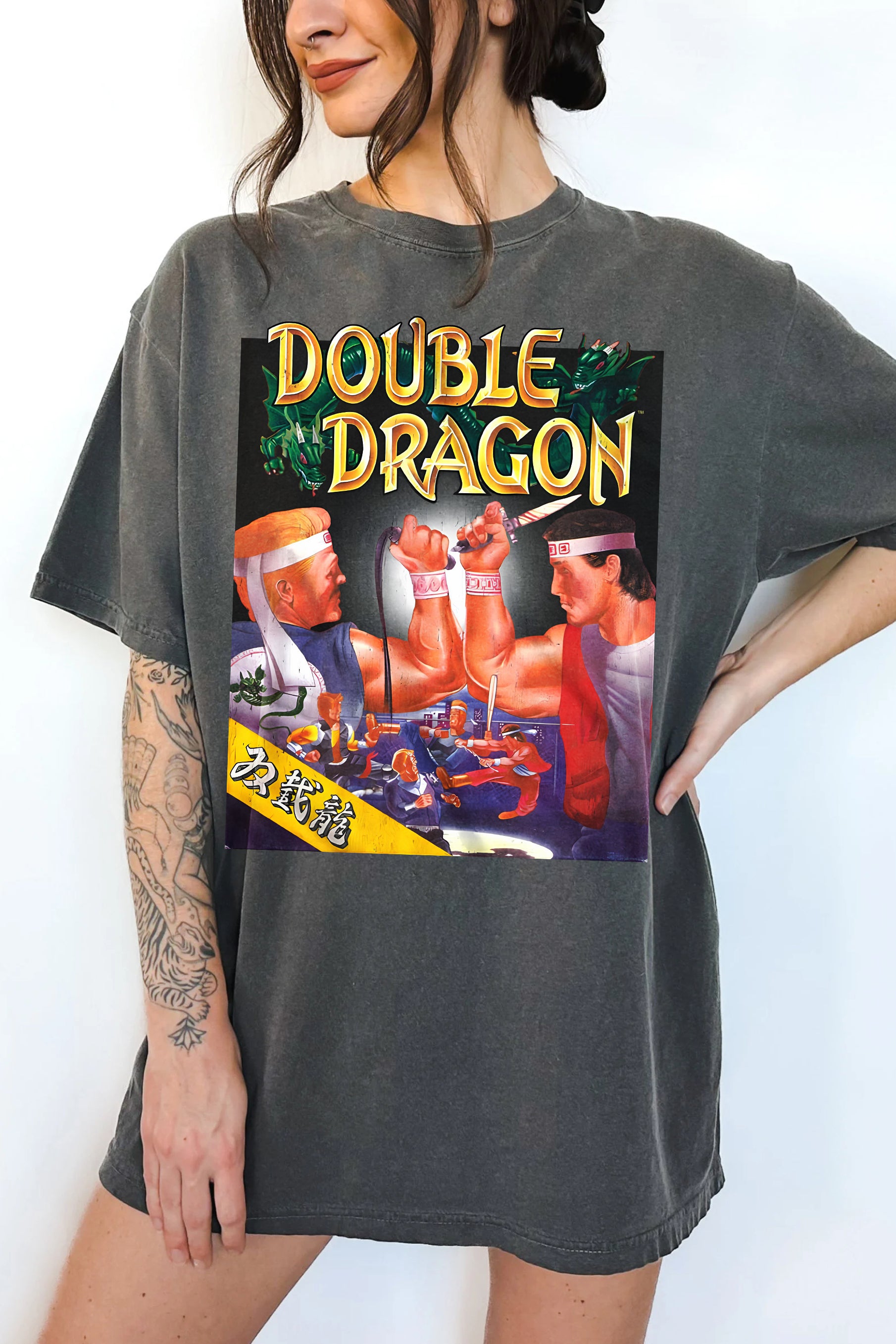 Black Box Art Double Dragon TEE FOR WOMEN