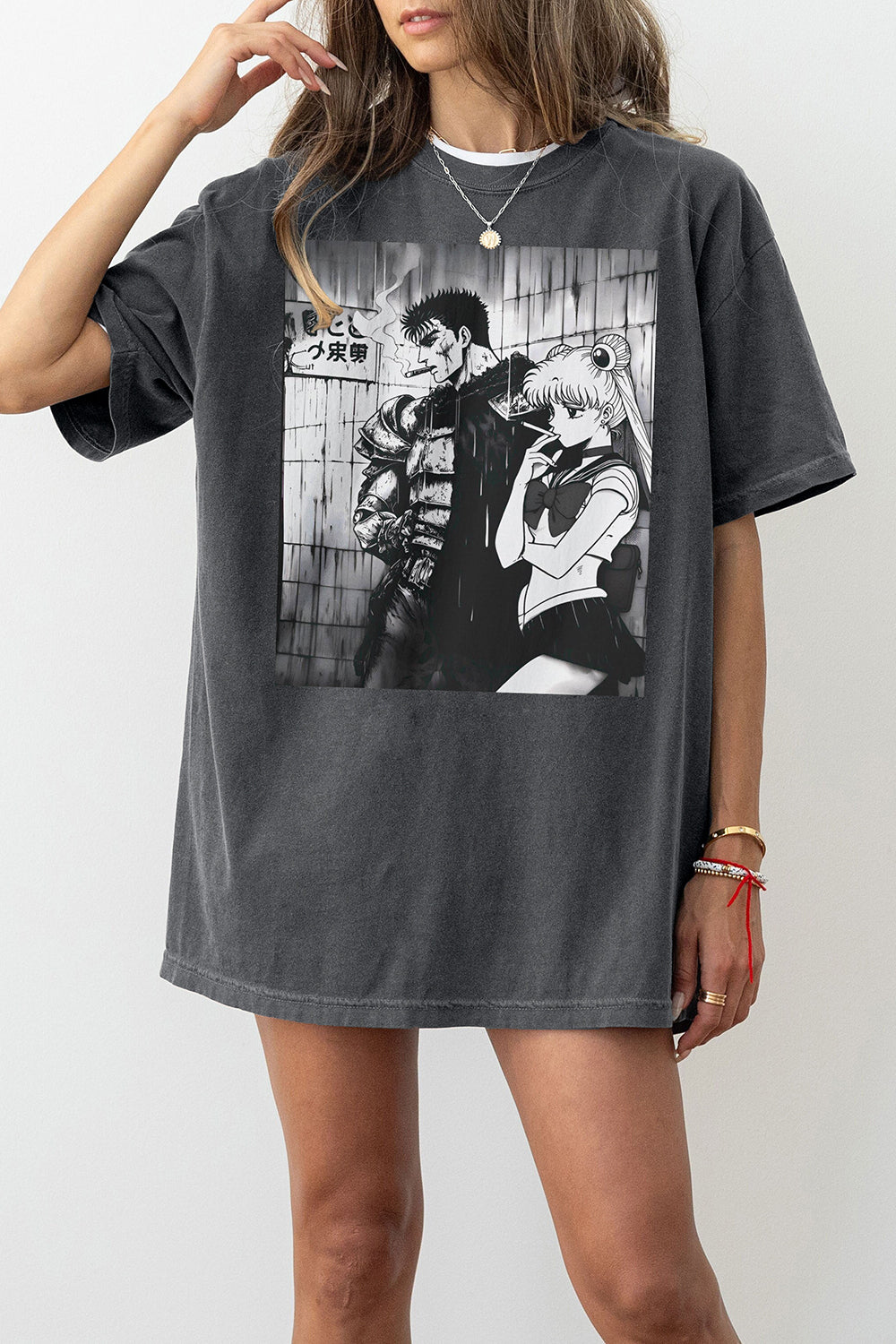 Berserk x Sailor Moon Crossover Tee For Women