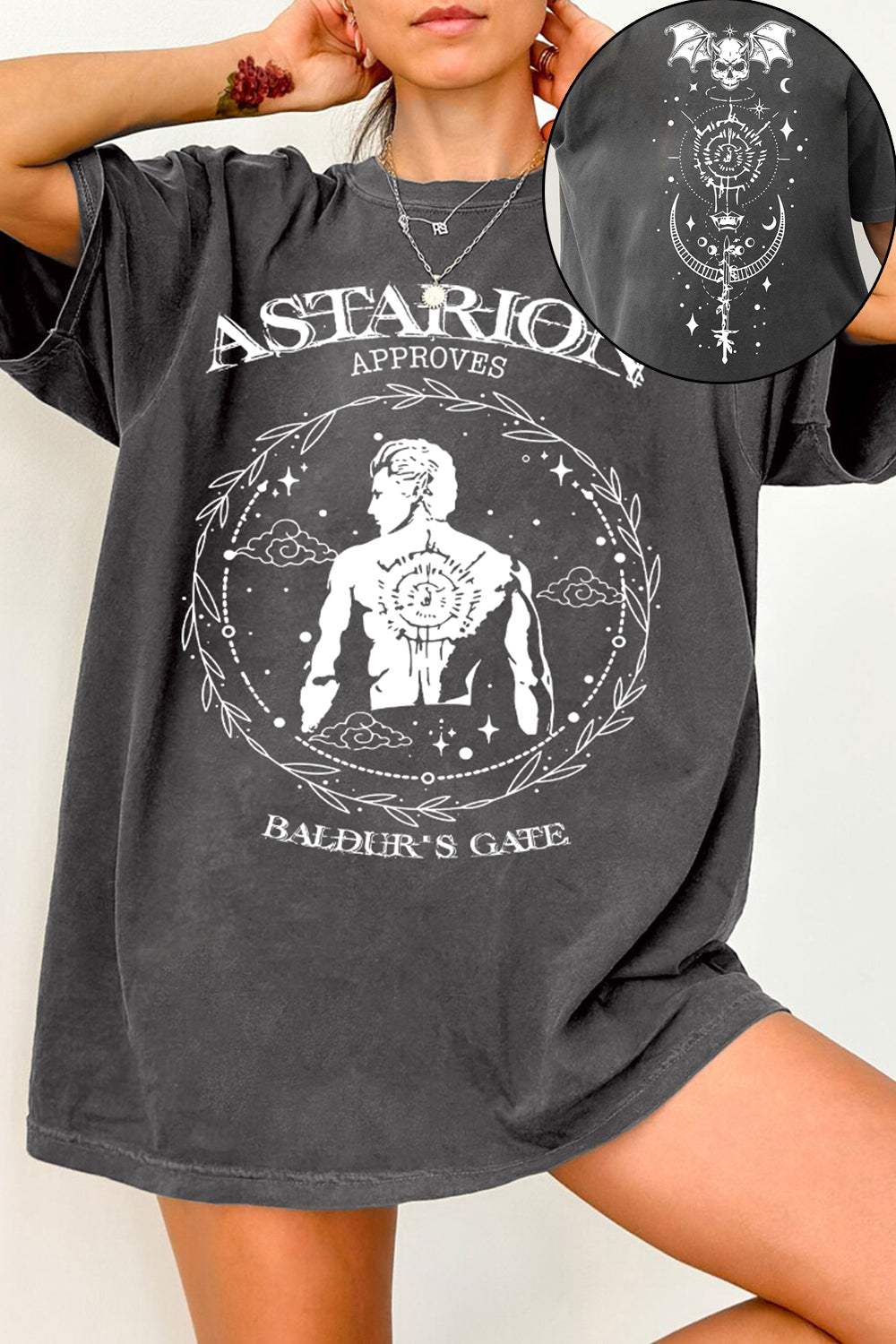 Baldurs Gate 3 Astarion Merch Tee For Women