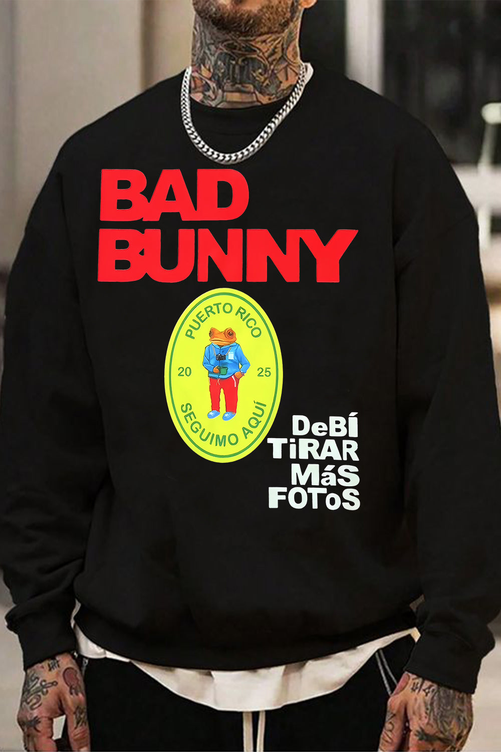 New Bad Bunny DTMF Graphic Sweatshirt For Men