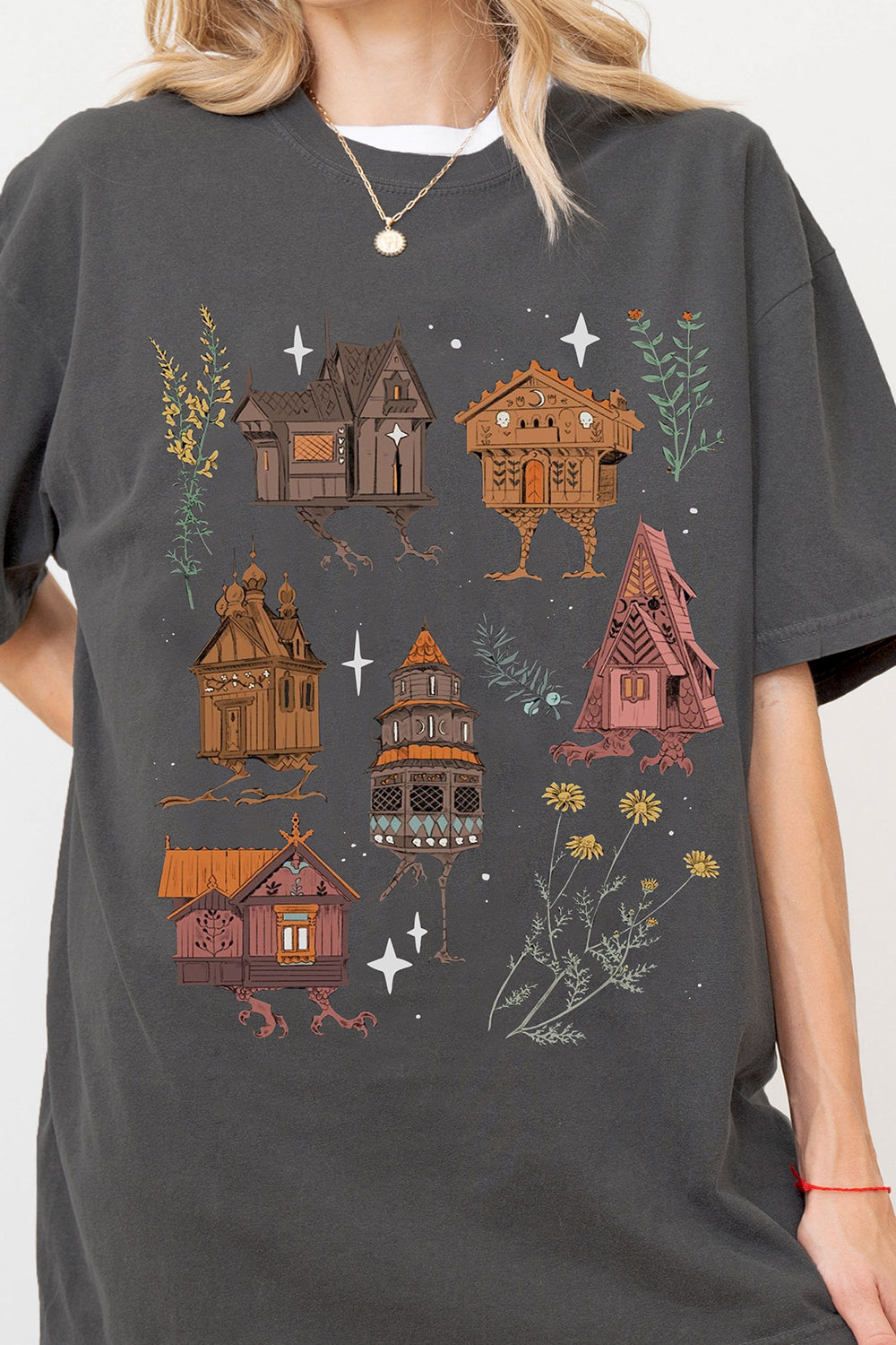 New Baba Yaga Houses Tee For Women