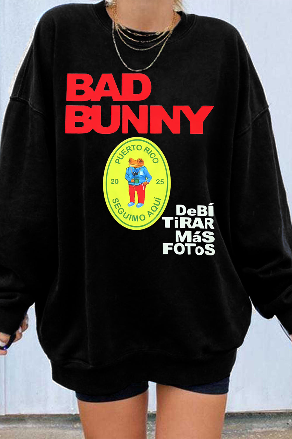 New Bad Bunny DTMF Graphic Sweatshirt For Women