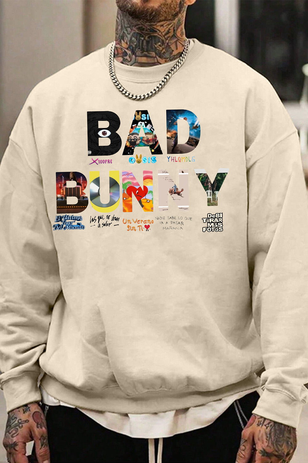 New Bad Bunny Album DTMF Merch Sweatshirt For Men