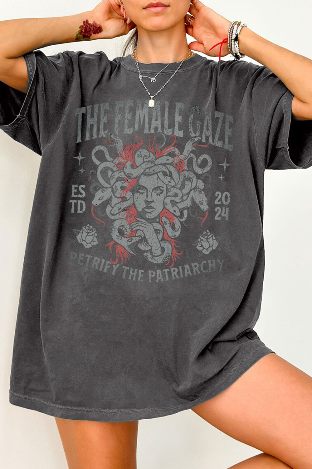 New Anti-Patriarchy Medusa Woman’s Rights Feminist Tee For Women
