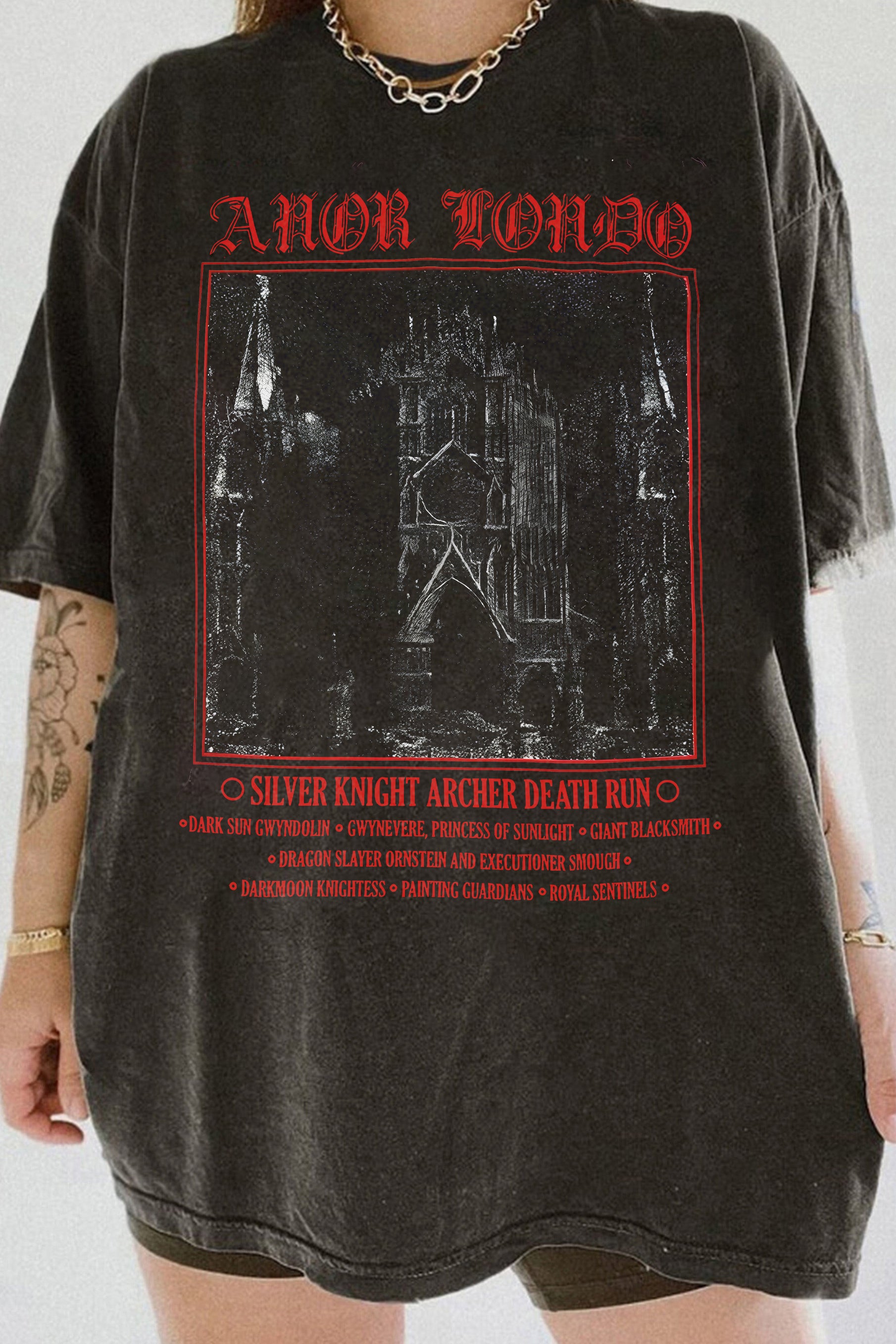 New Anor Londo Dark Souls Soulsborne Archer Death Run Tee For Women