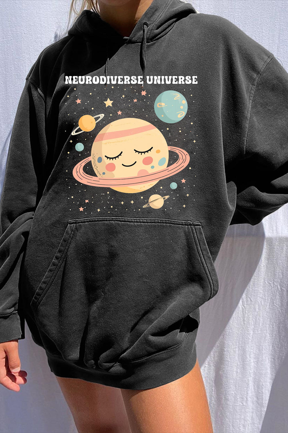 New Autism Awareness Neurodiverse Universe Hoodie For Women