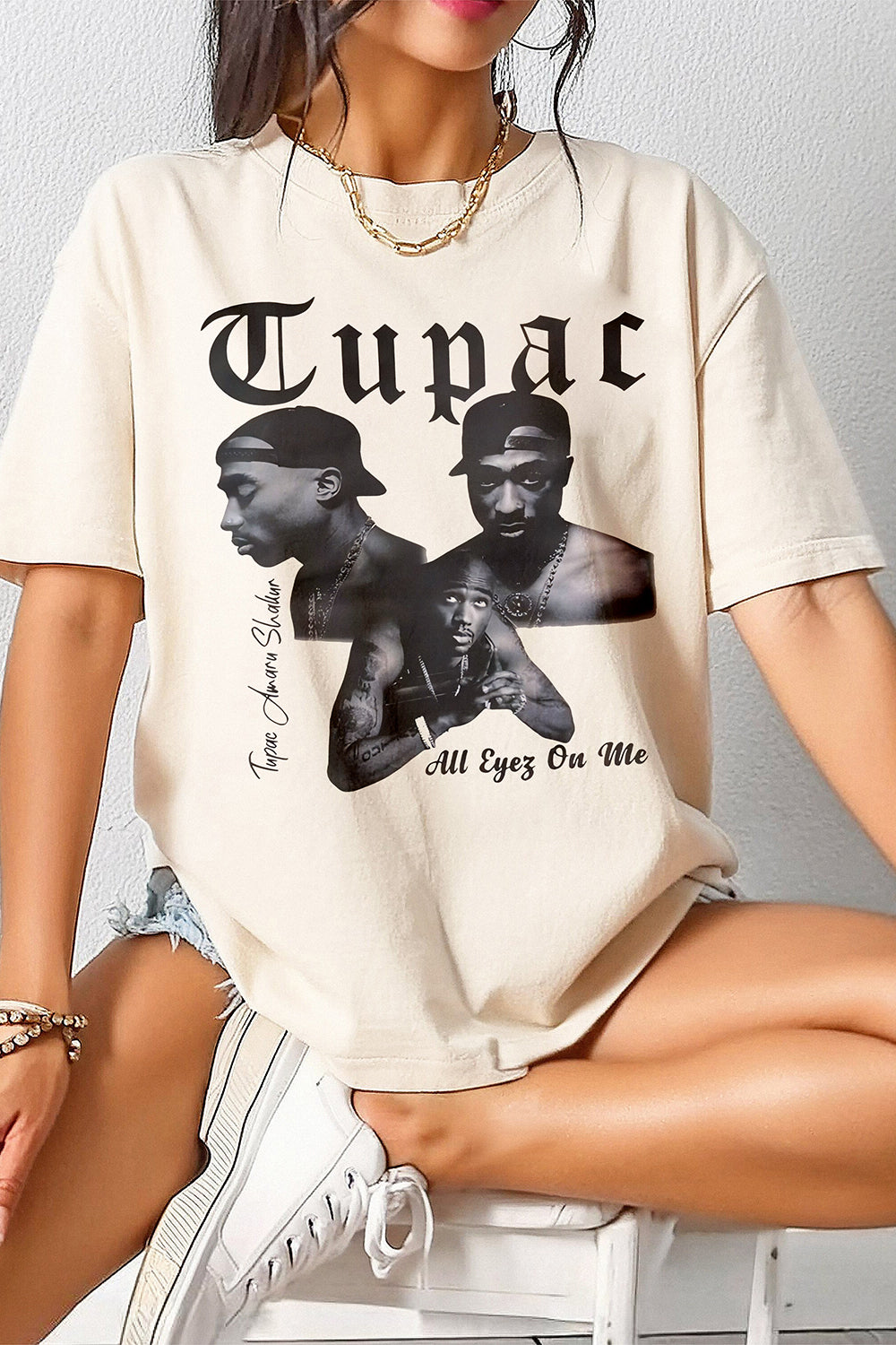 New All Eyez On Me 2pac Tee For Women