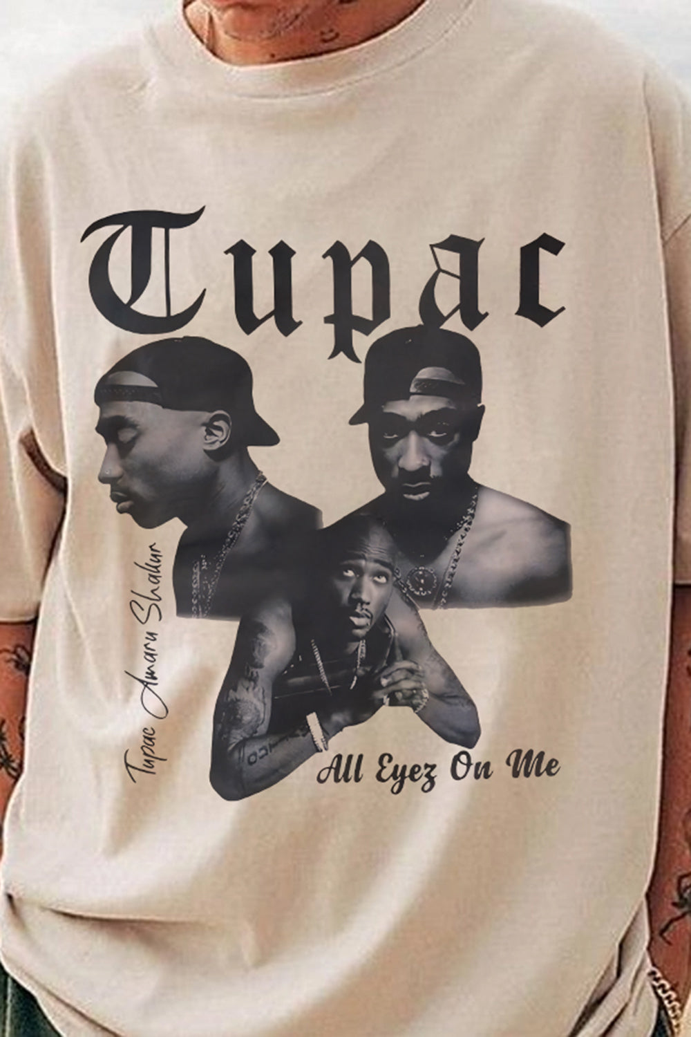New All Eyez On Me 2pac Tee For Men
