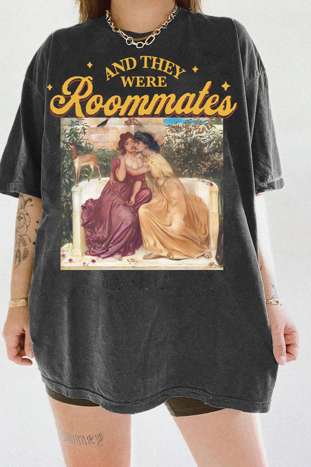 And They Were Roommates Lesbian Pride Tee For Women