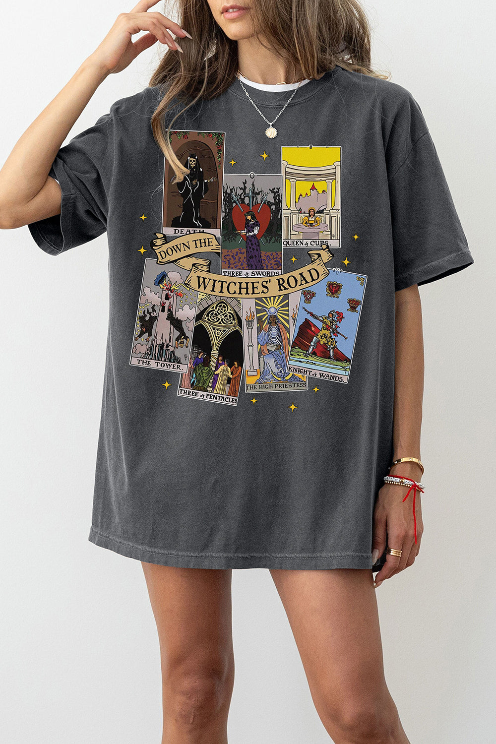 Agatha All Along Tarot Cards Tee For Women