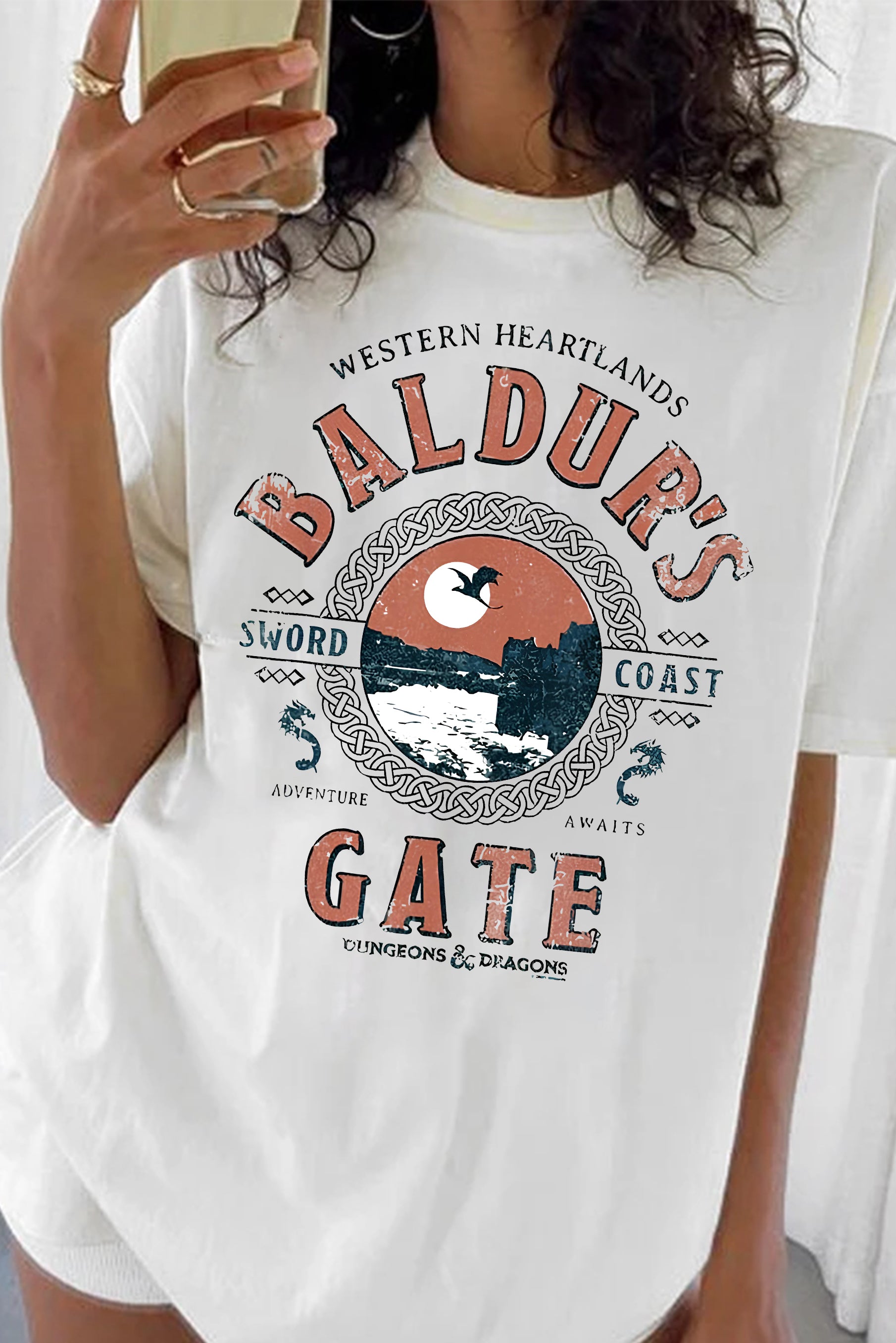 Adventure Awaits at Baldur's Gate Tee For Women