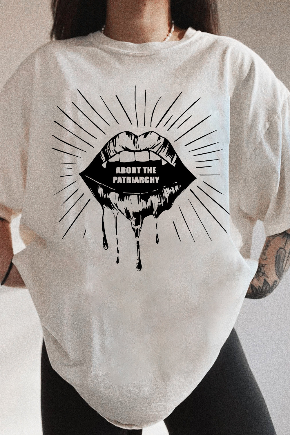 New Abort The Patriarchy Feminism Tee For Women