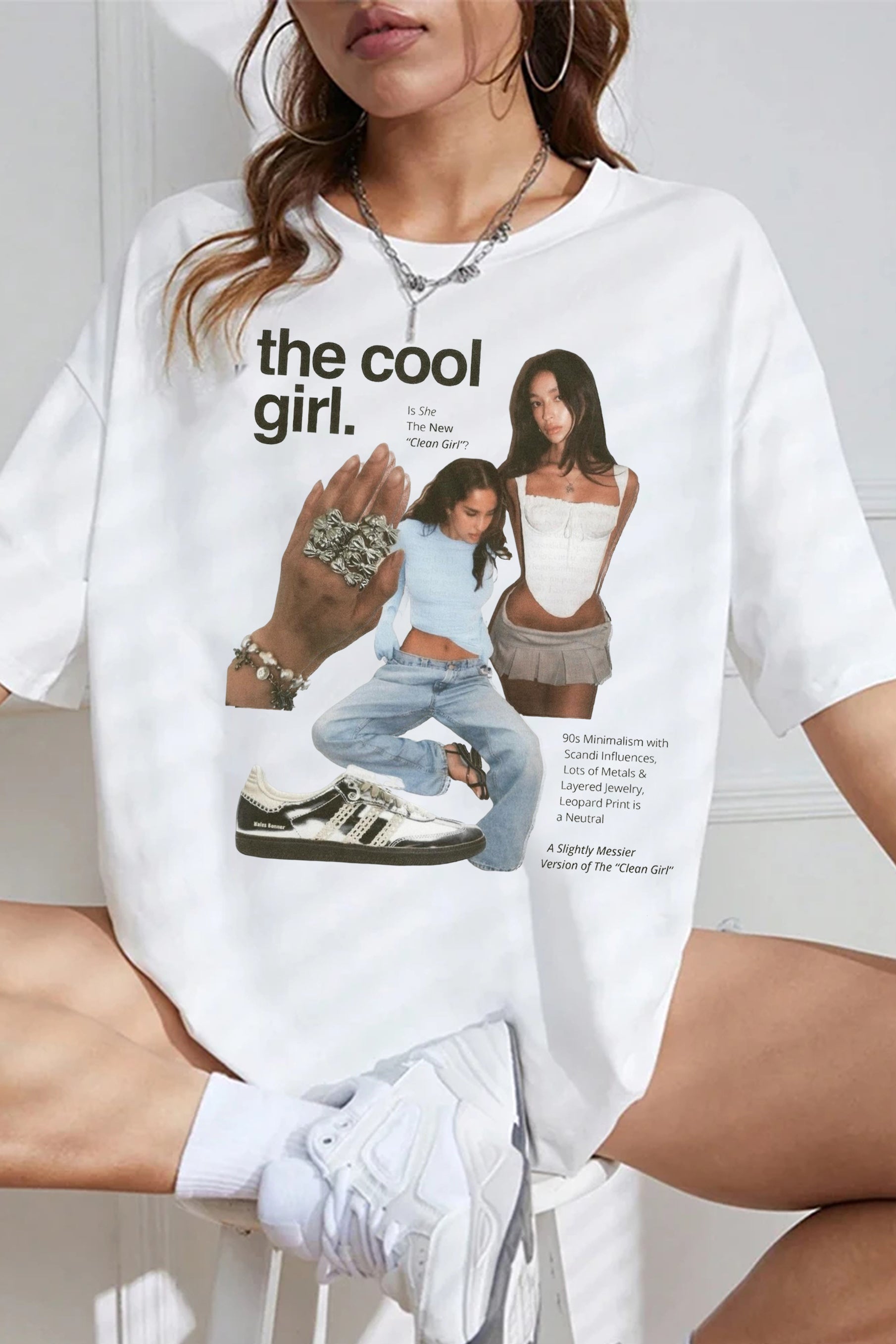 New 90s The cool girl Tee For Women