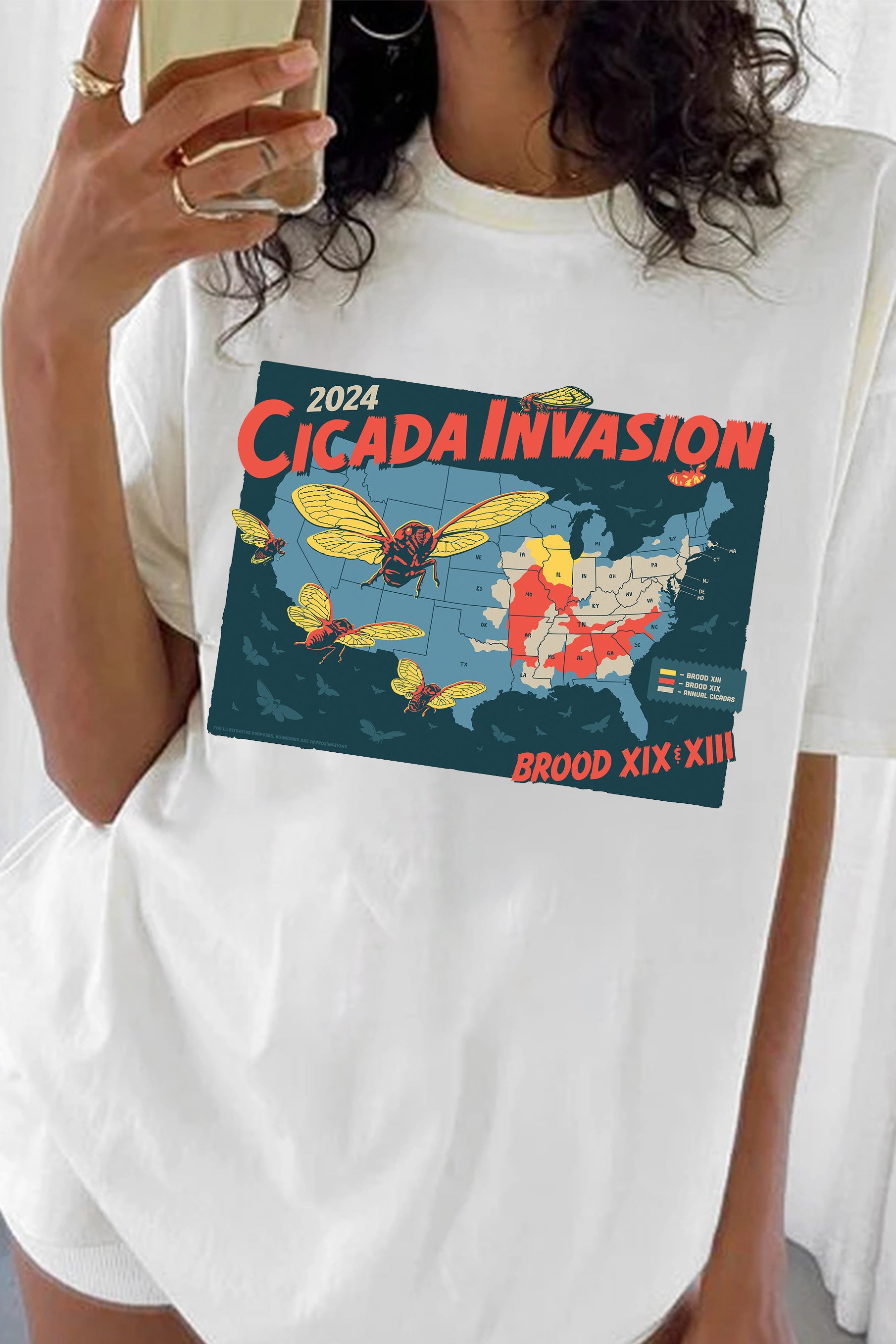 2024 The Cicadas Reunion Tour Tee For Women