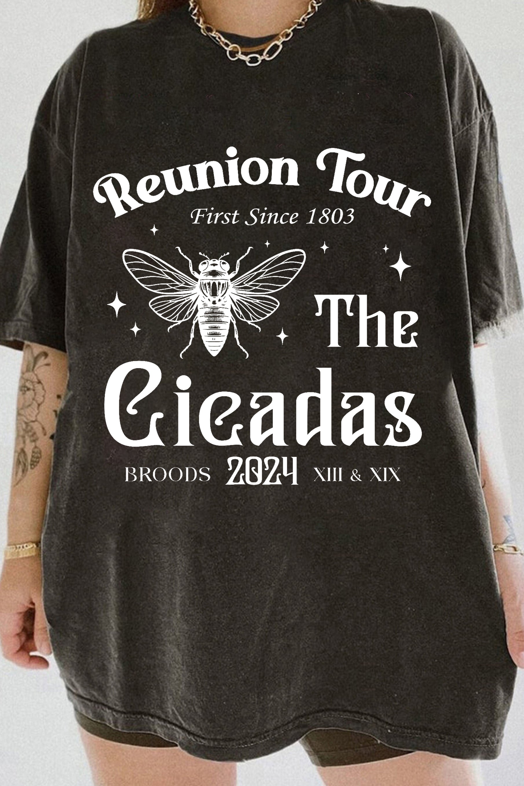 2024 The Cicadas Reunion Tour Tee For Women