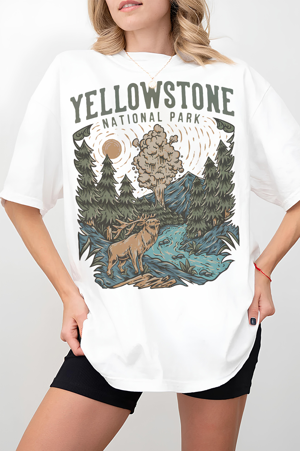 Yellowstone National Park Tee For Women