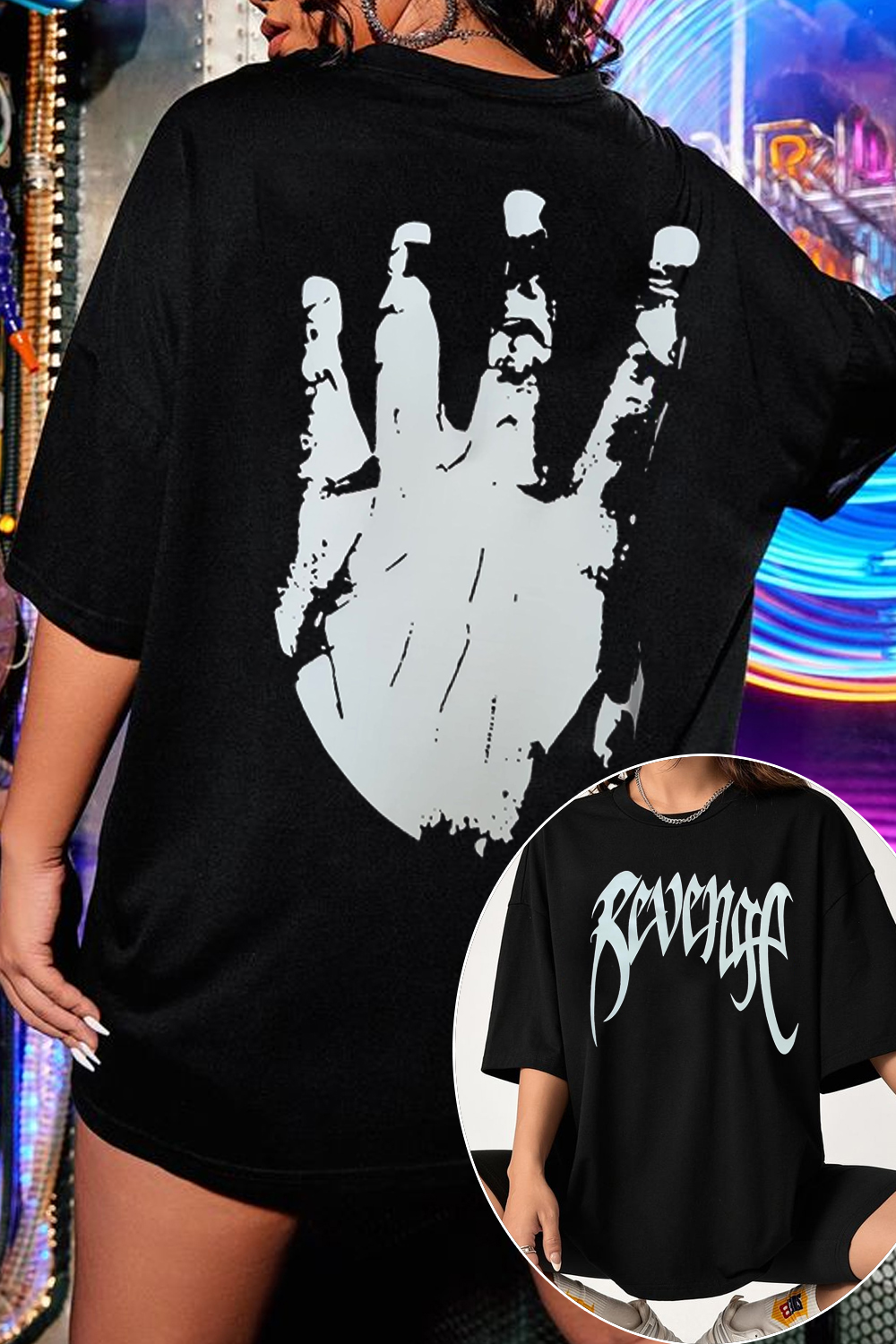 New xxxtentacion double-sided printed casual short-sleeved T-shirt
