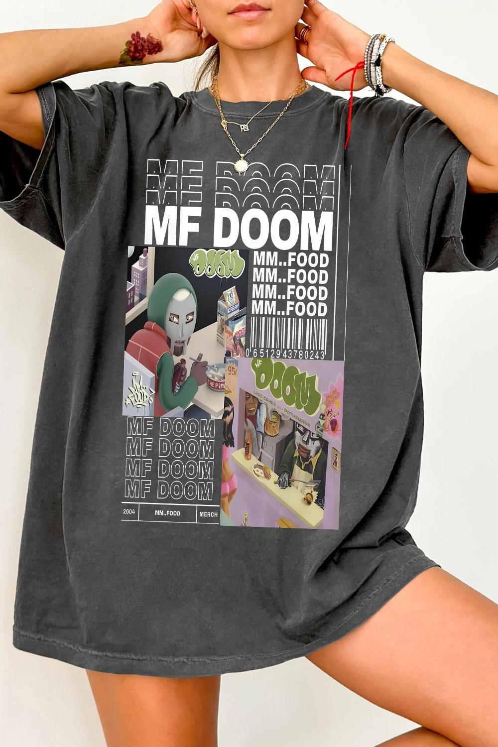 New Vintage Mf Doom Tee For Women