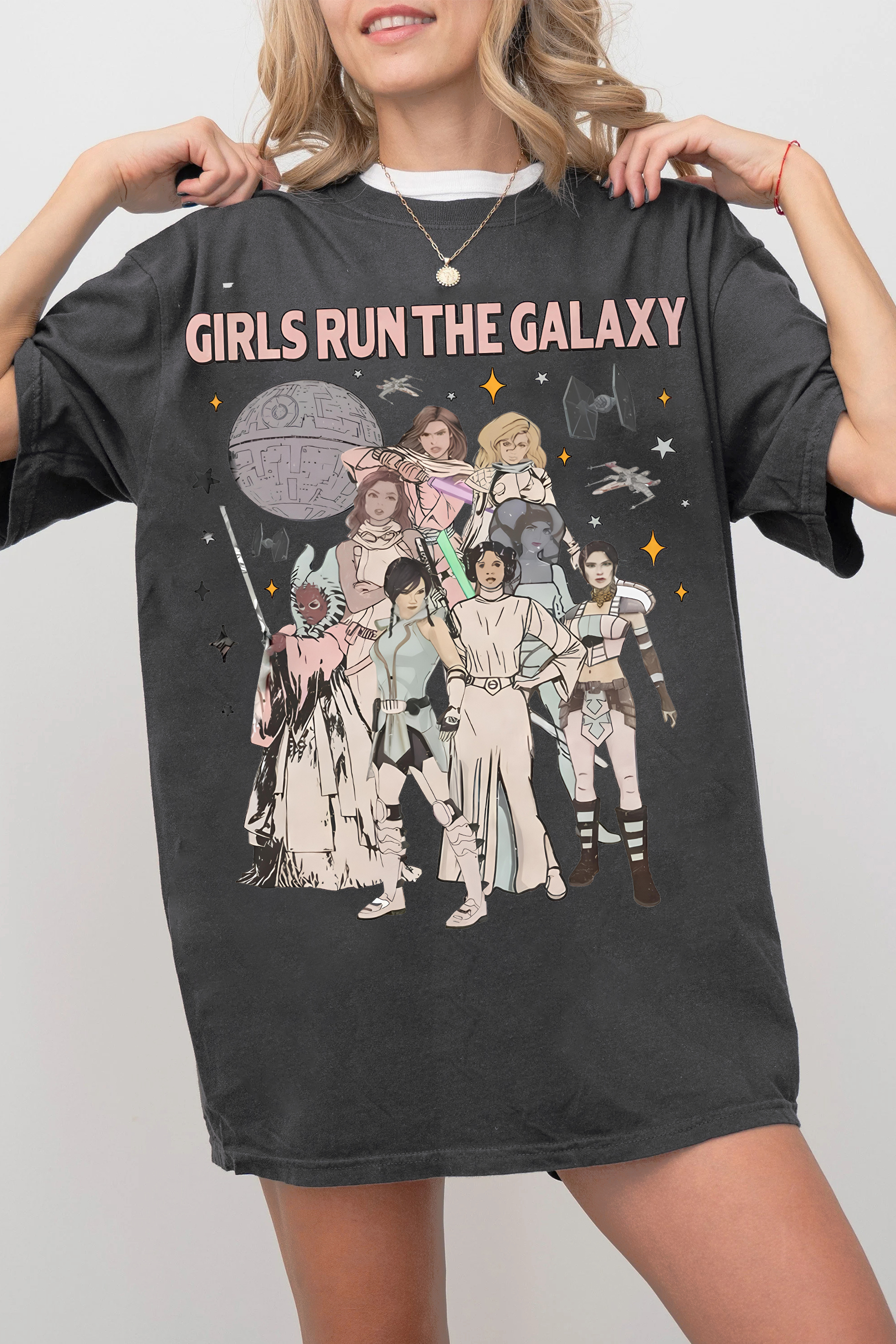 New Vintage Star Wars Girls Run The Galaxy Tee For Women