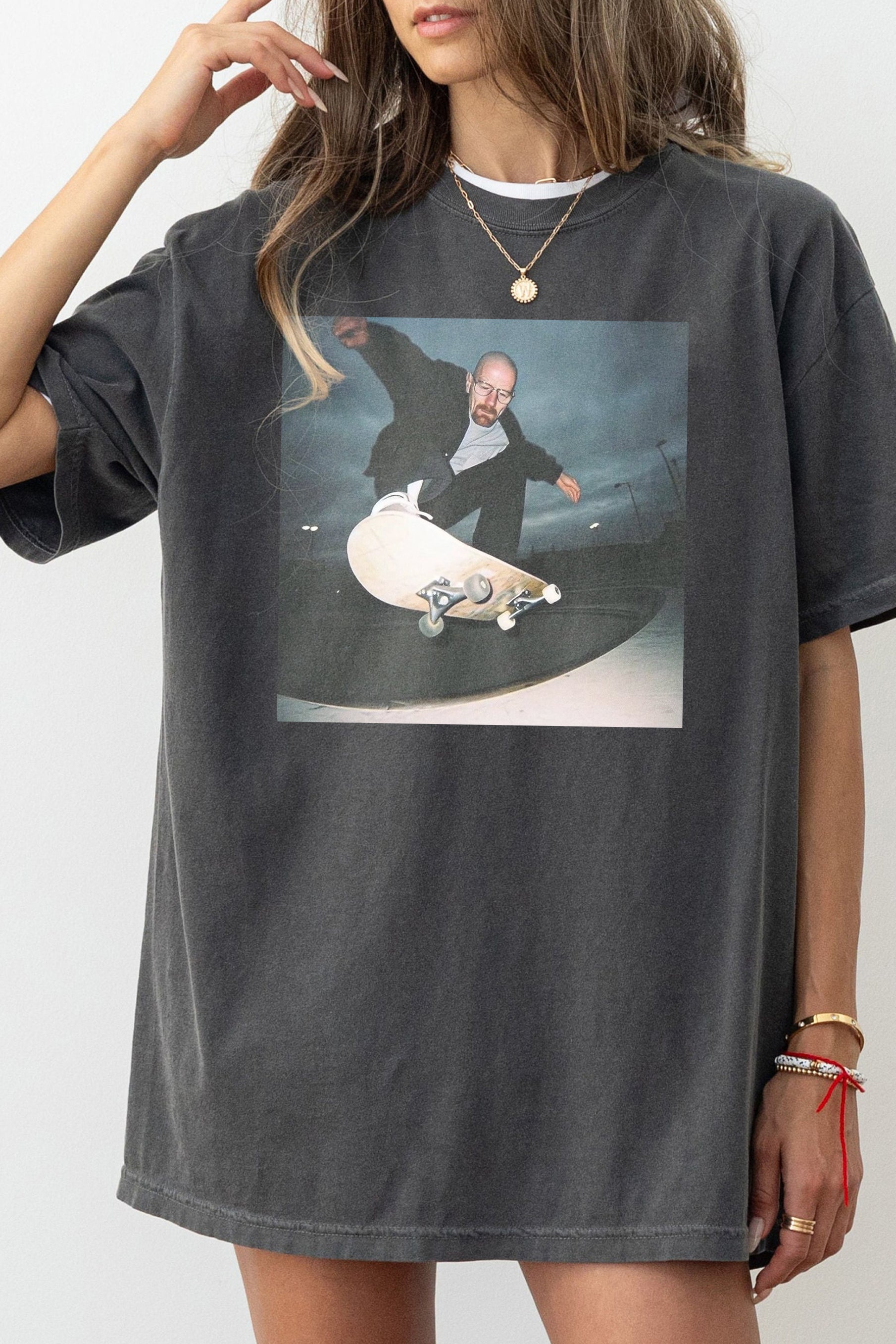 New Walter White Skateboard Tee For Women