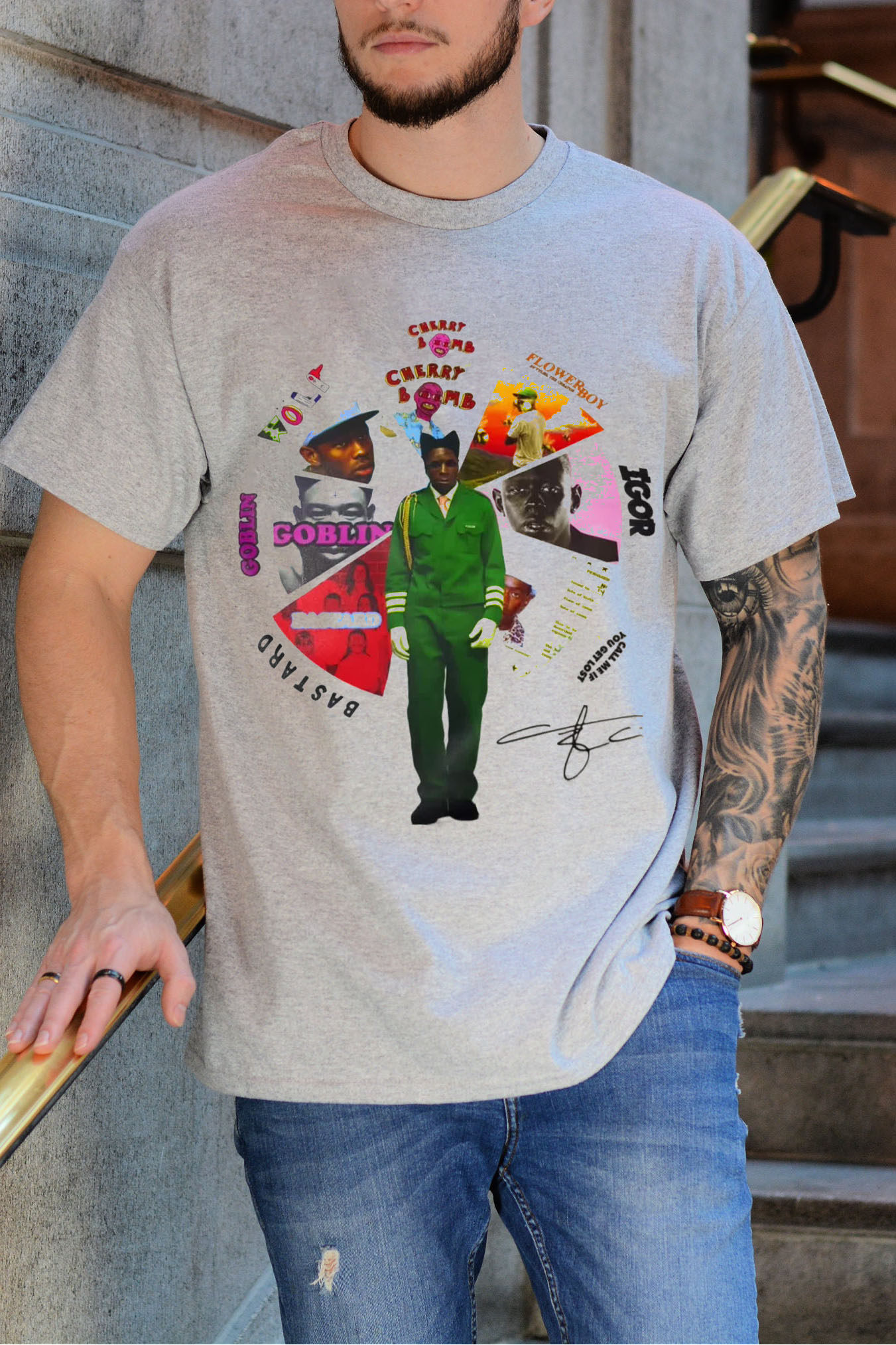 New tylerthecreator 4 New Design Album Tee For Men