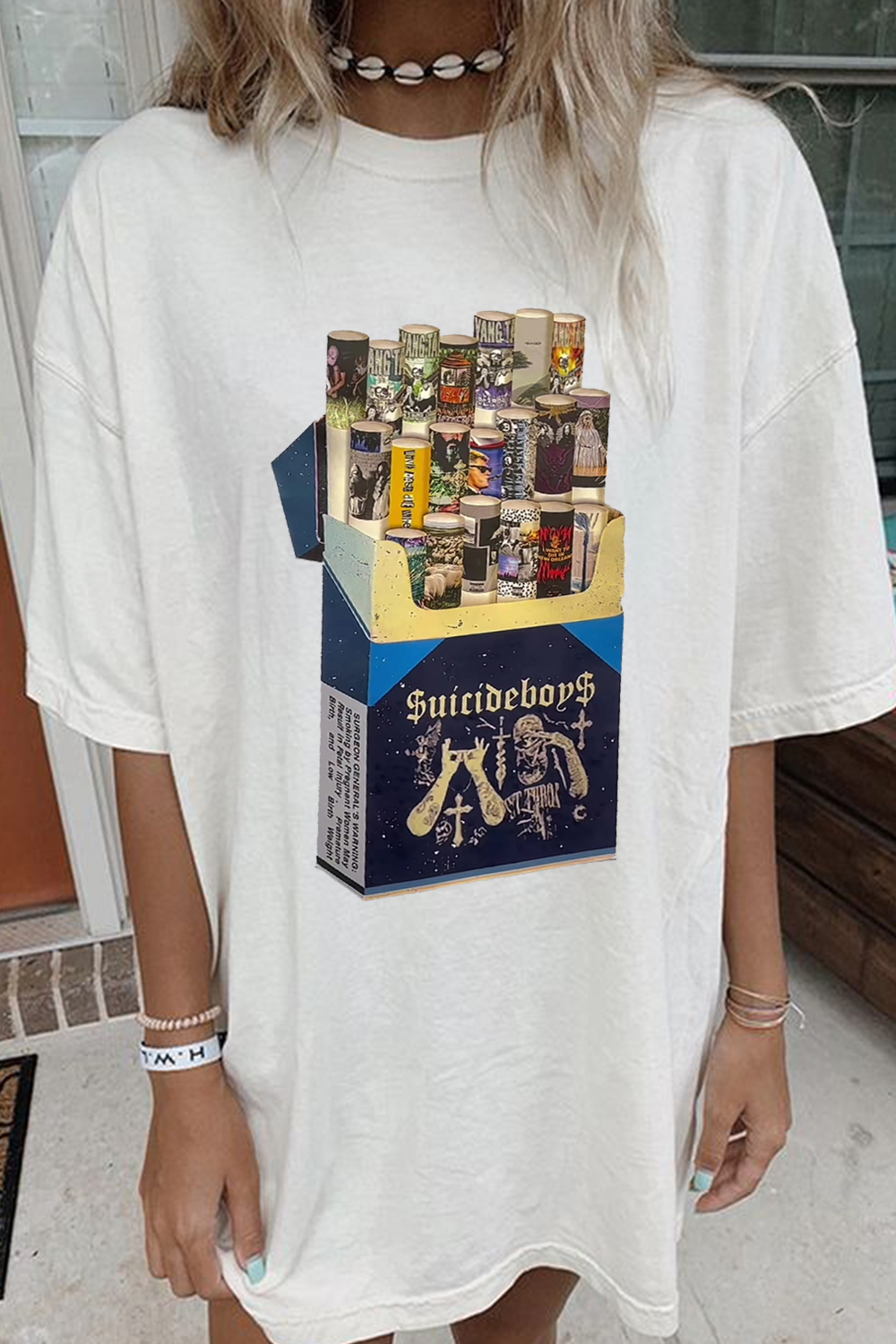 New uicideboys personalized printed short-sleeved T-shirt