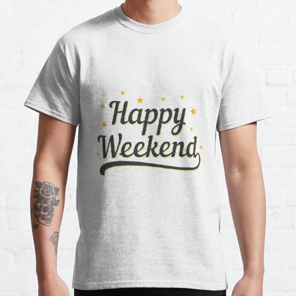 The Weeknd -  Happy Weekend Basic T-Shirt 