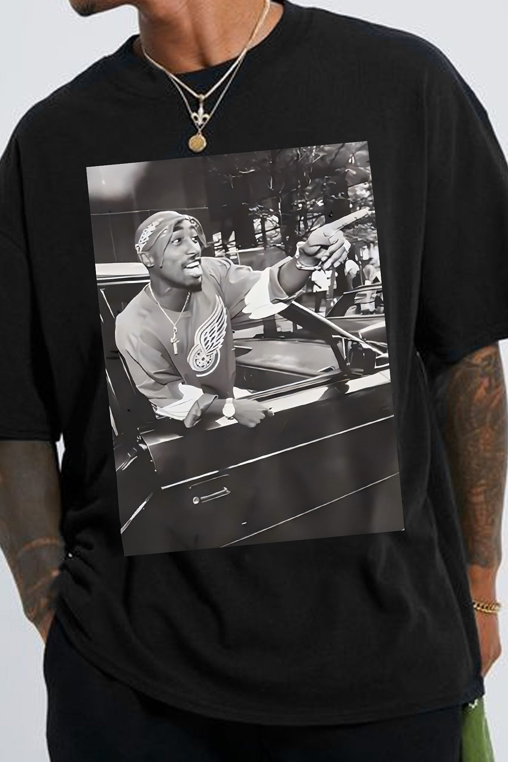 New T-Shirt Tupac Shakur Merch, Shirt Tupac Shakur Graphic For Men