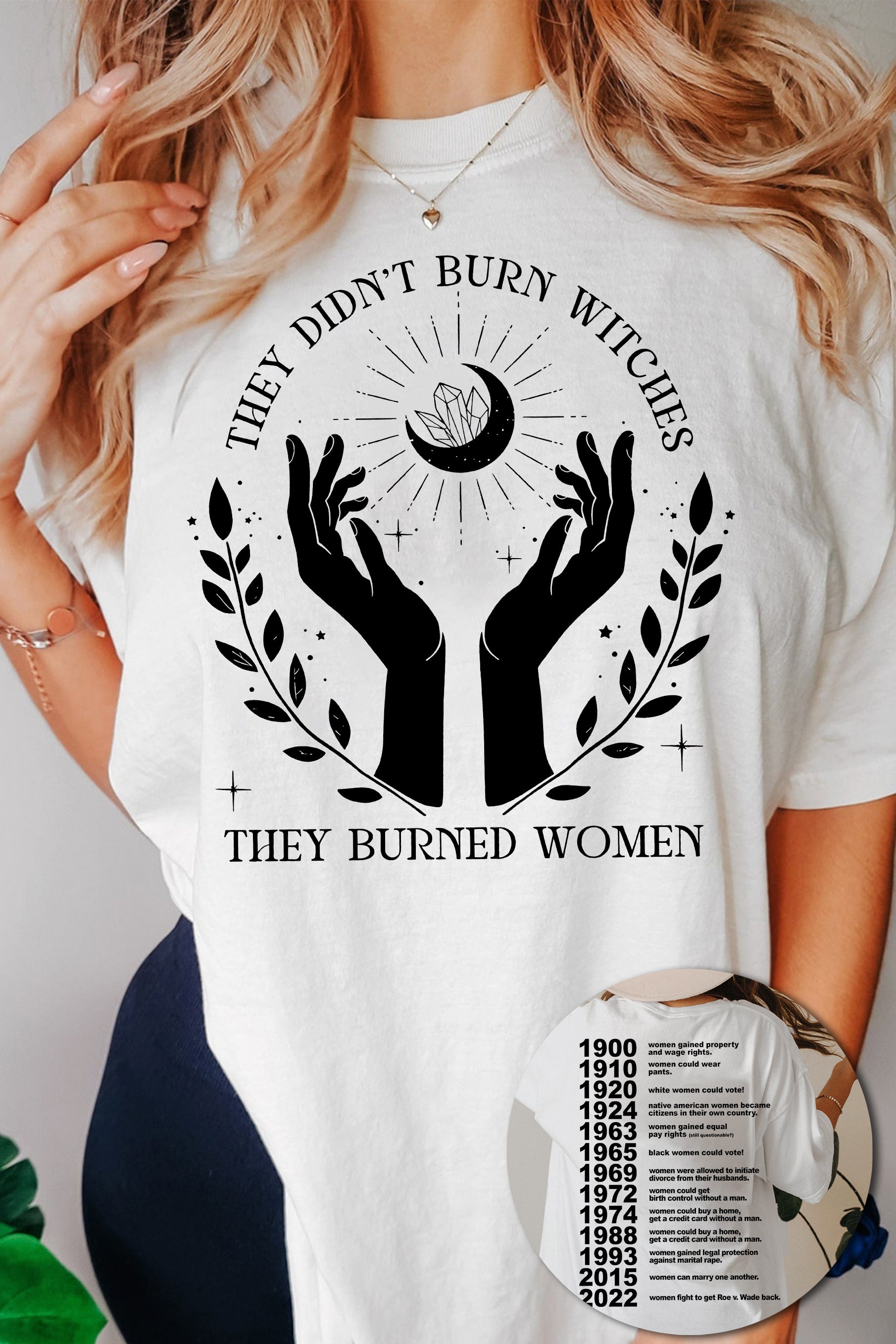 New T-Shirt They DidnT Merch, Shirt They DidnT Burn Witches For Women