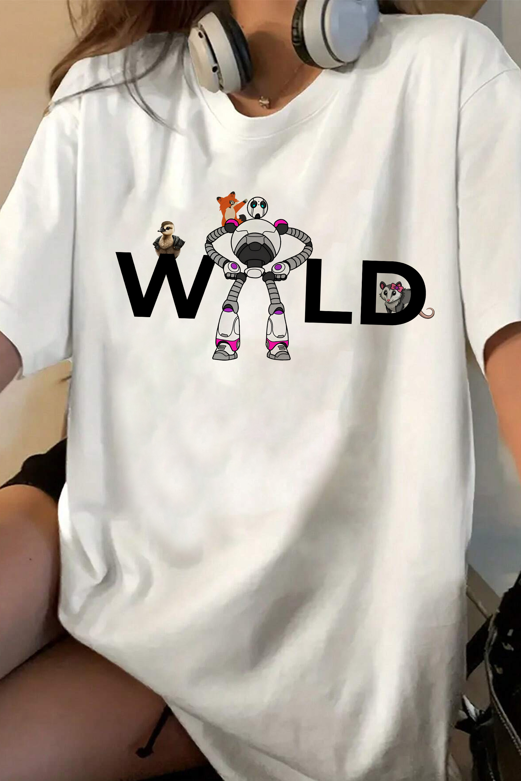 T-Shirt The Wild Merch, Shirt The Wild Robot For Women