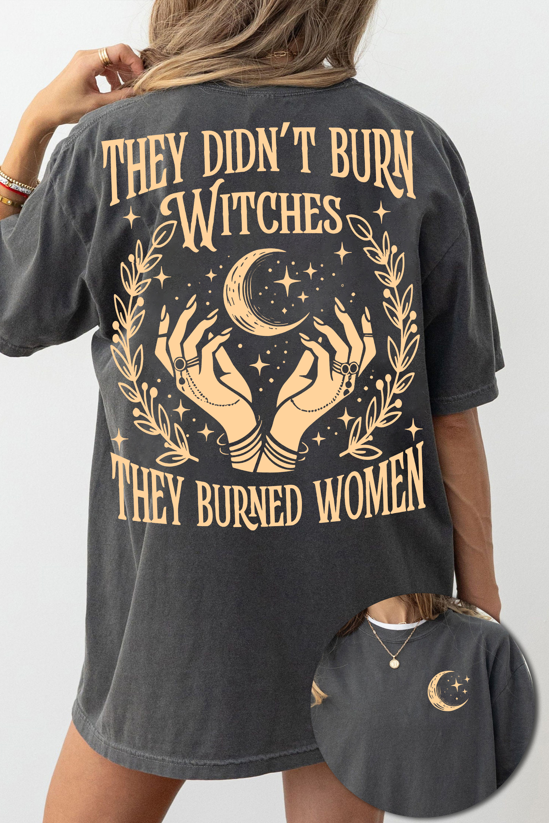 New T-Shirt They Didn’T Merch, Shirt They Didn’T Burn Witches They Burned Women For Women