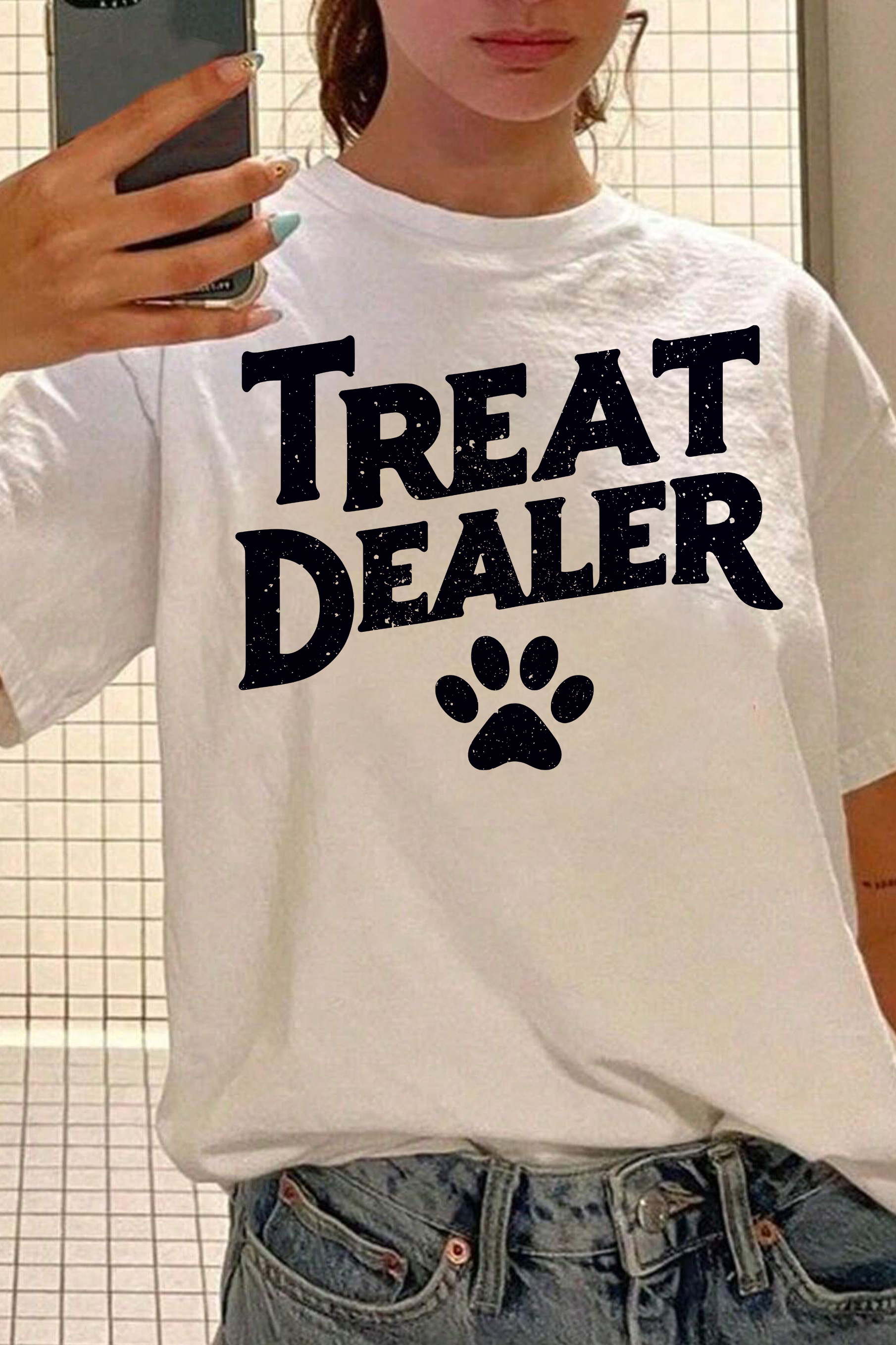 New T-Shirt Treat Dealer Merch, Shirt Treat Dealer Funny Dog Lover For Women