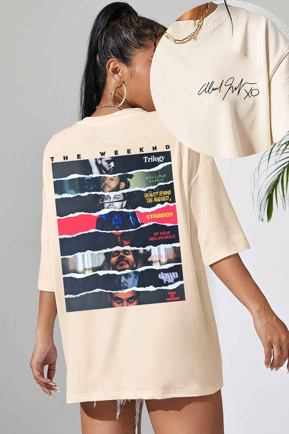 T-Shirt The Weeknd Merch, Shirt The Weeknd Album Hurry Up Tomorrow For Women