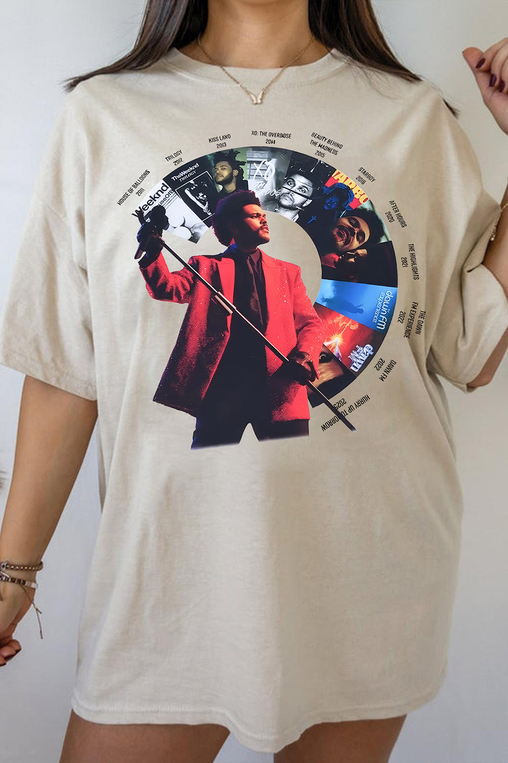 T-Shirt The Weeknd Merch, Shirt The Weeknd Amazing Hurry Up Tomorrow For Women