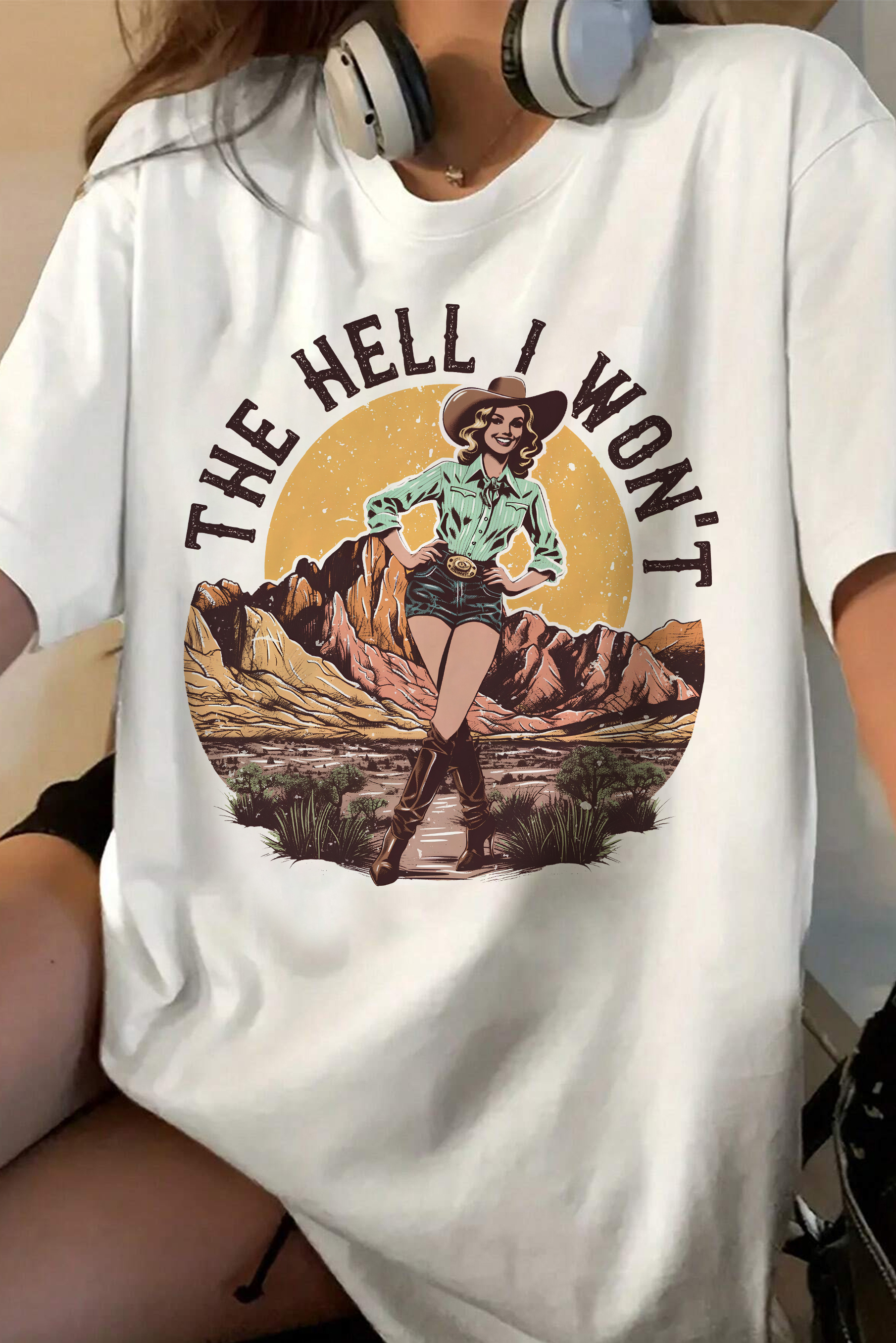 T-Shirt The Hell Merch, Shirt The Hell I Won'T For Women
