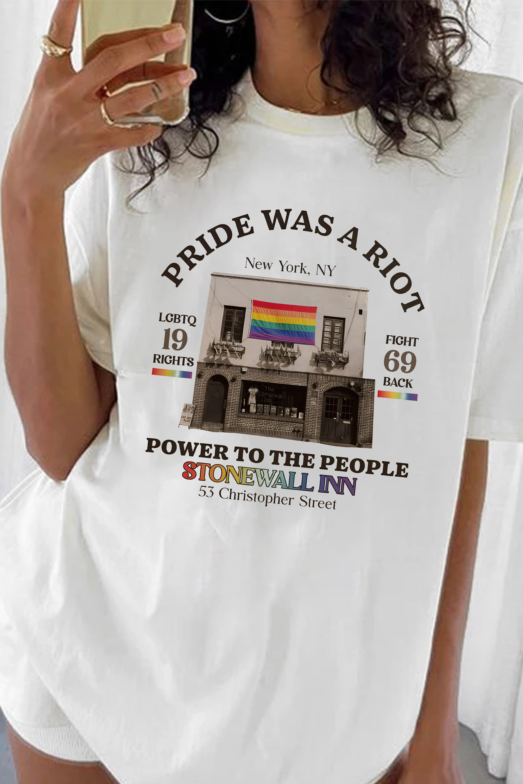 T-Shirt The First Merch, Shirt The First Pride Was A Riot For Women