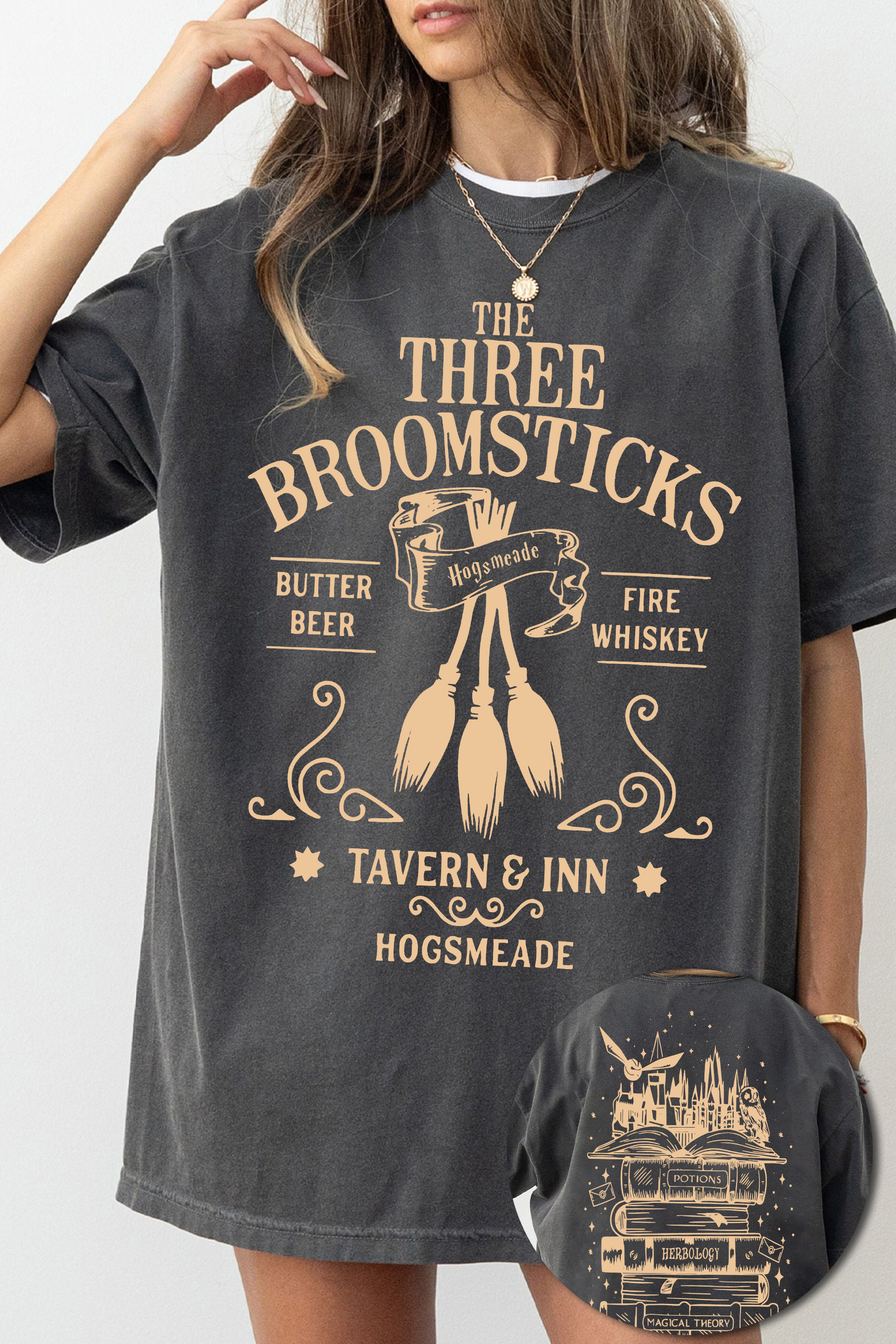 T-Shirt The Three Merch, Shirt The Three Broomsticks For Women