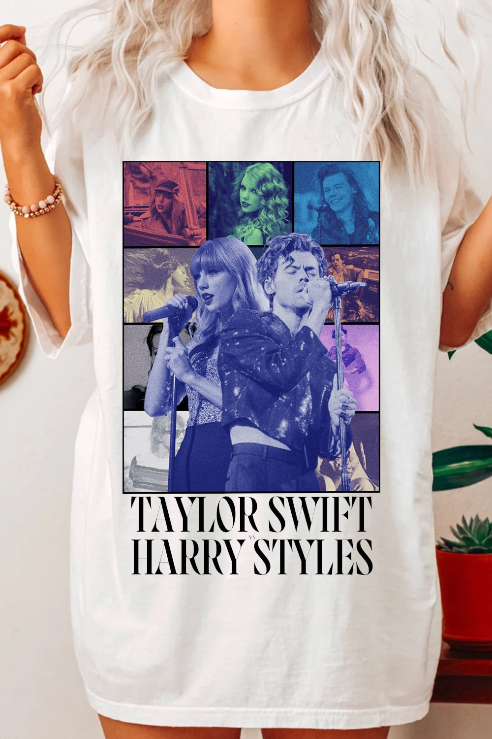 T-Shirt Taylor Support Merch, Shirt Taylor Support Loose Round Neck Short Sleeve