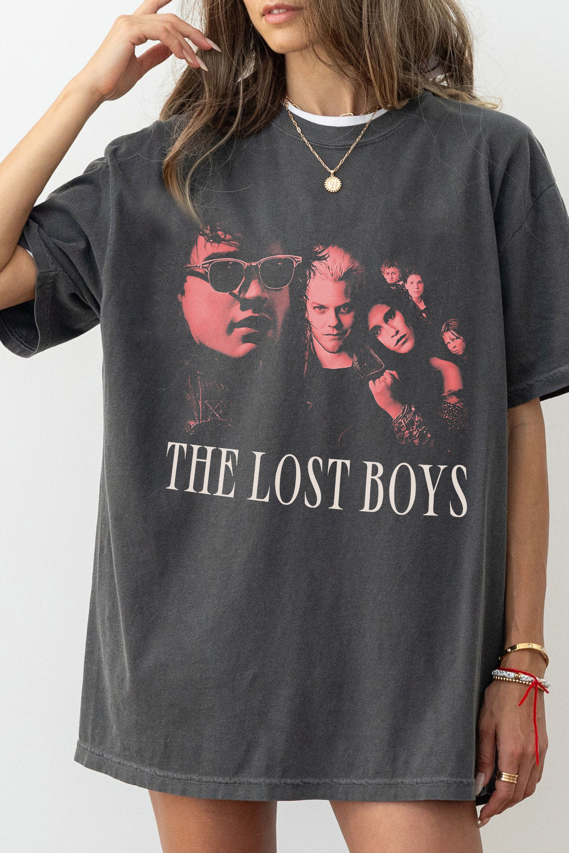 T-Shirt The Lost Merch, Shirt The Lost Boys Retro Horror Movie Graphic For Women