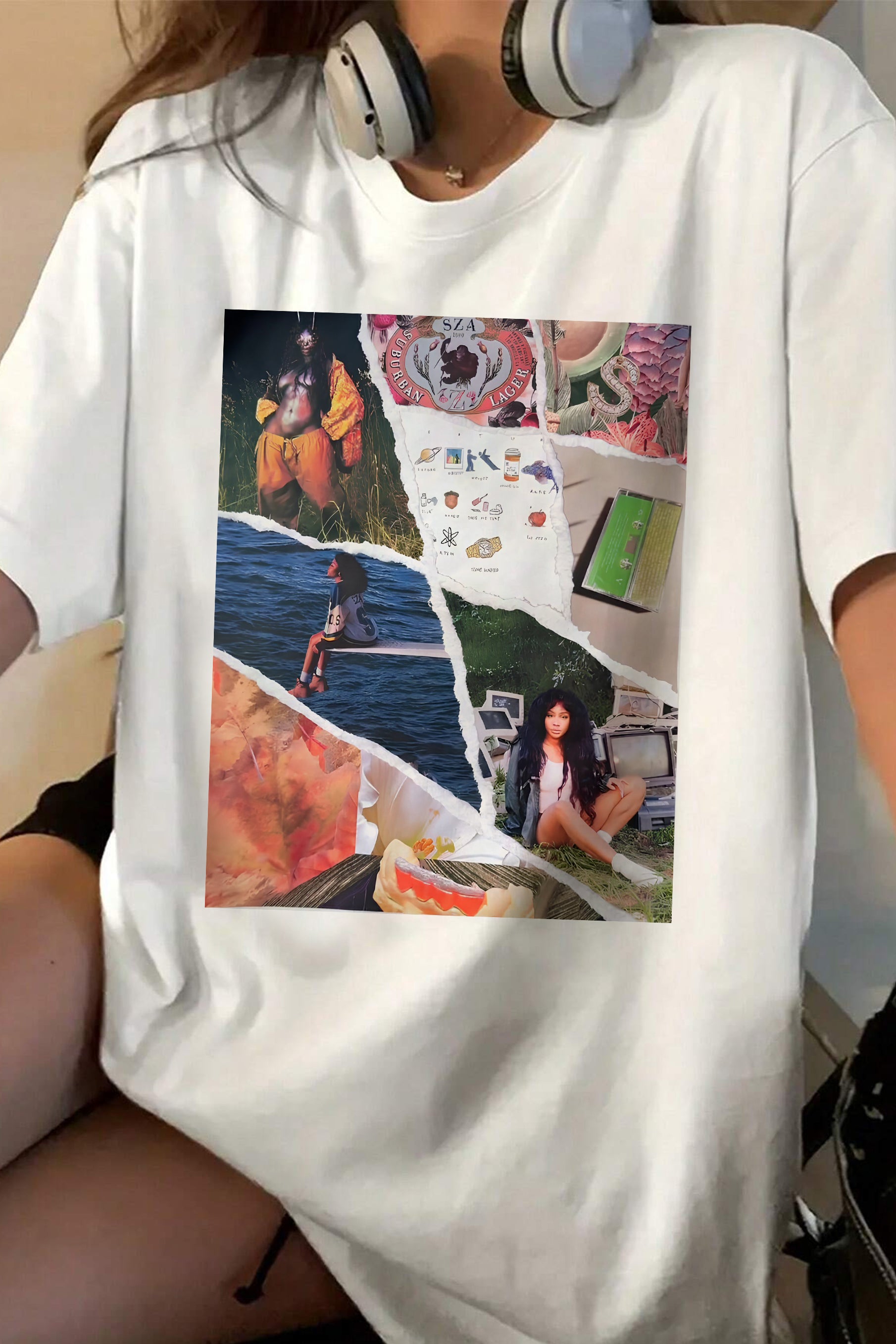 New T-Shirt Sza Album Merch, Shirt Sza Album For Women