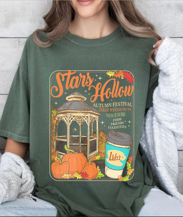 New T-Shirt Stars Hollow Merch, Shirt Stars Hollow 1779 Gilmore Girls For Women