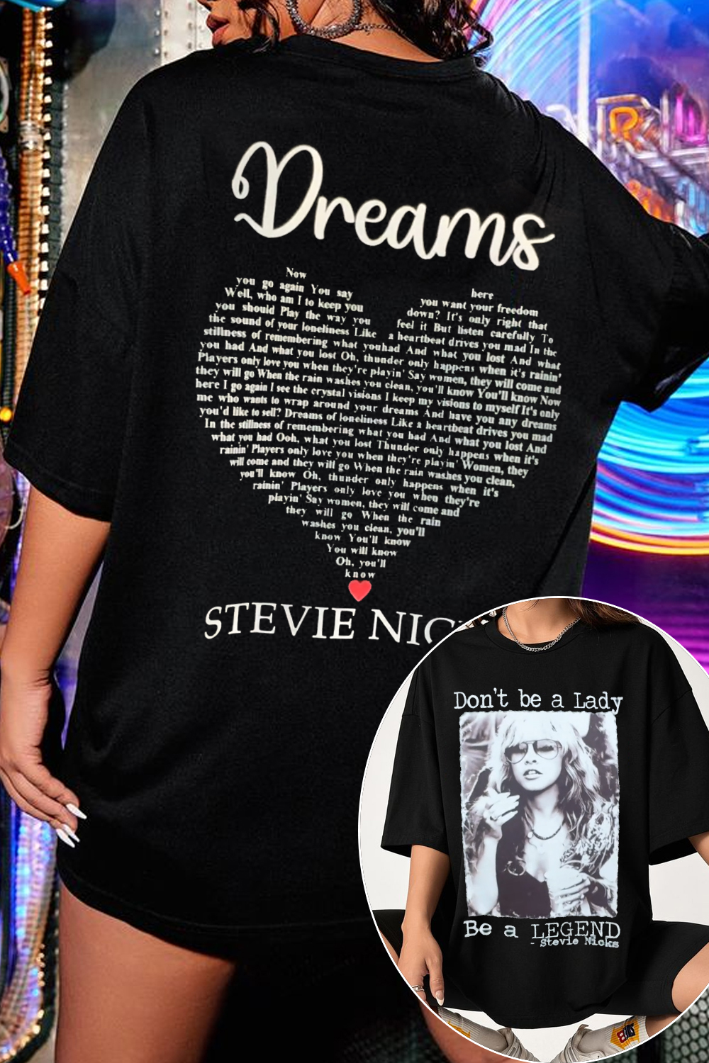 New T-Shirt Stevie Nicks Merch, Shirt Stevie Nicks Fan Print Short Sleeve