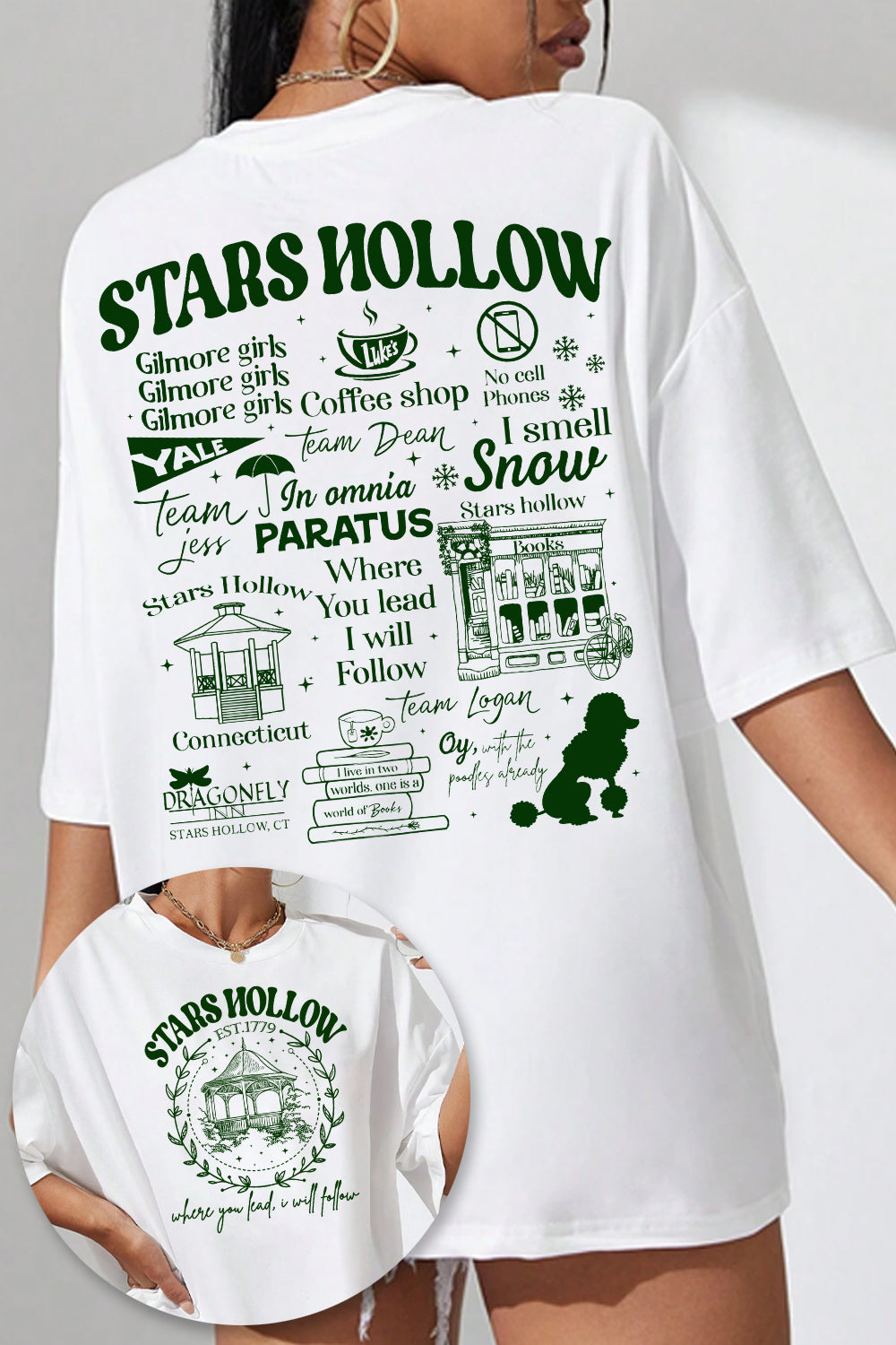 New T-Shirt Stars Hollow Merch, Shirt Stars Hollow Where You Lead I Will Follow For Women